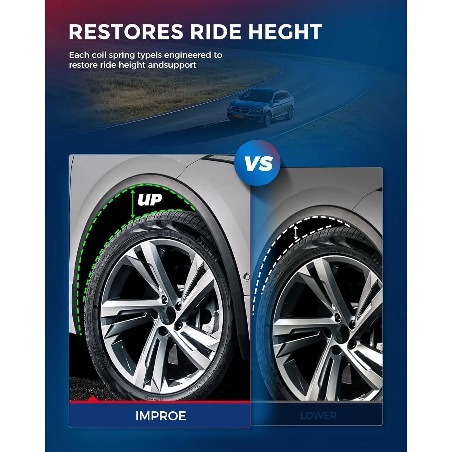 KAX® 2006-2011 Hyundai Azera Front Strut Assembly 2Pcs 4