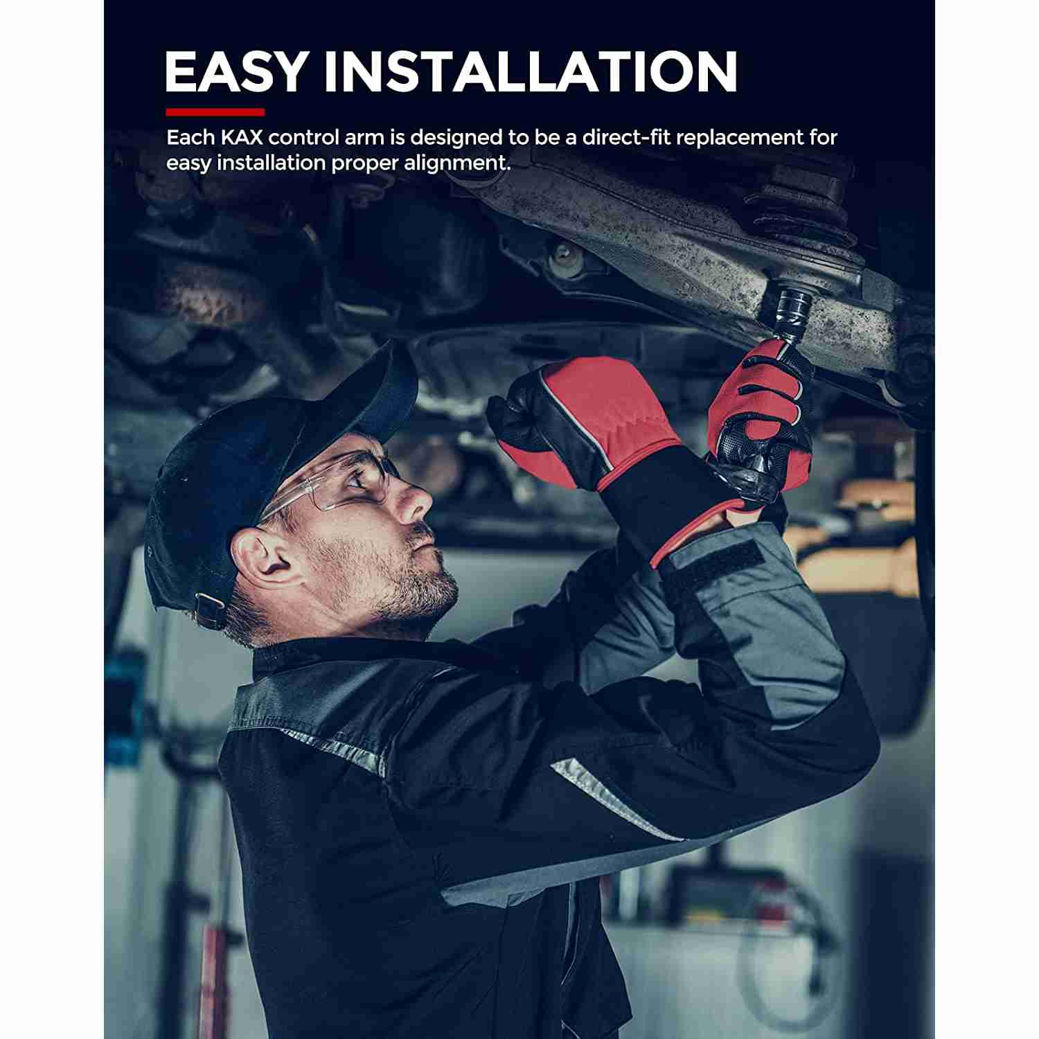 KAX® 1999-2006  Chevy Silverado 1500(More Available) Front Upper Control Arm Kit 4pcs 6