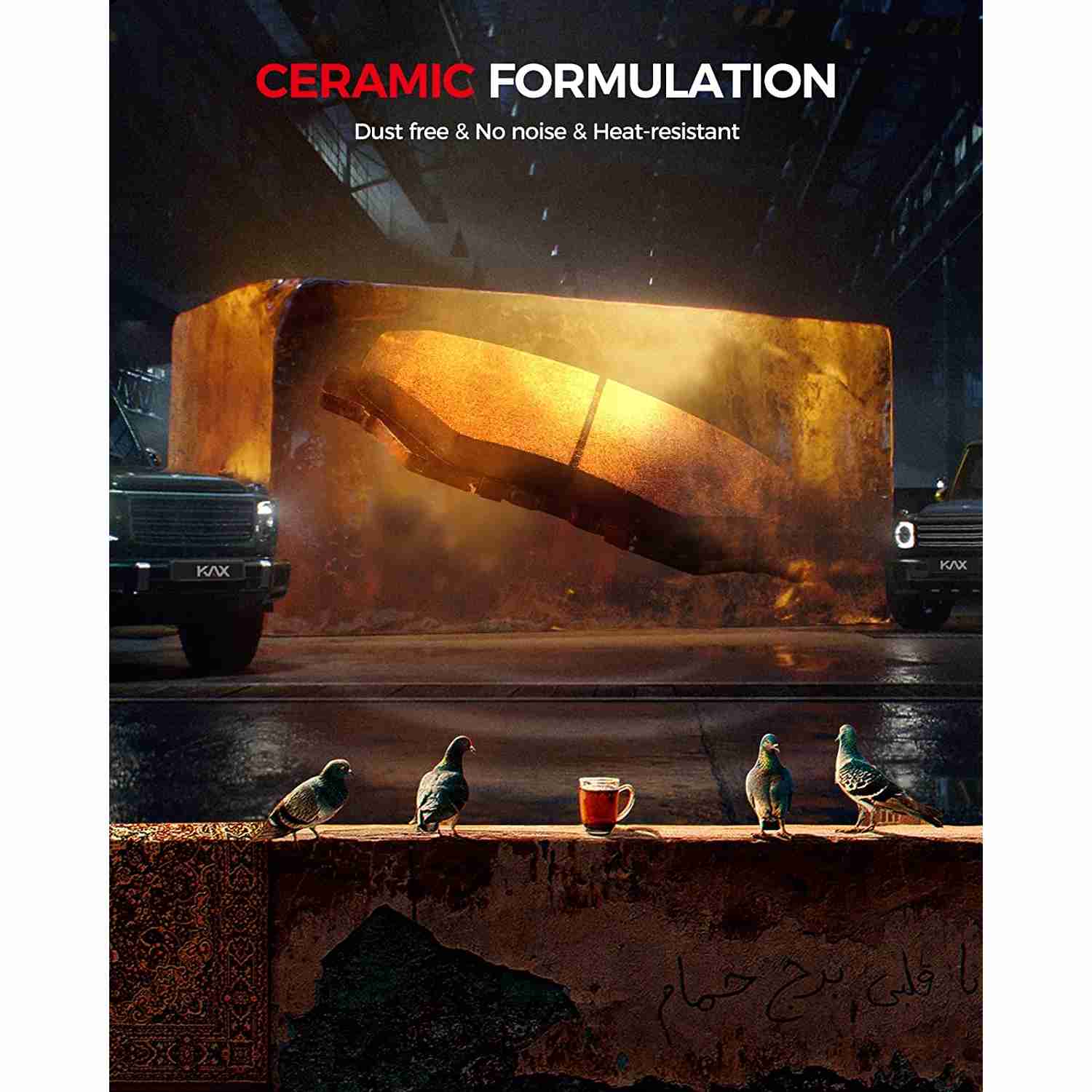 2007 Dodge Durango Front Ceramic Performance Brake Pad & Rotor Kit 3