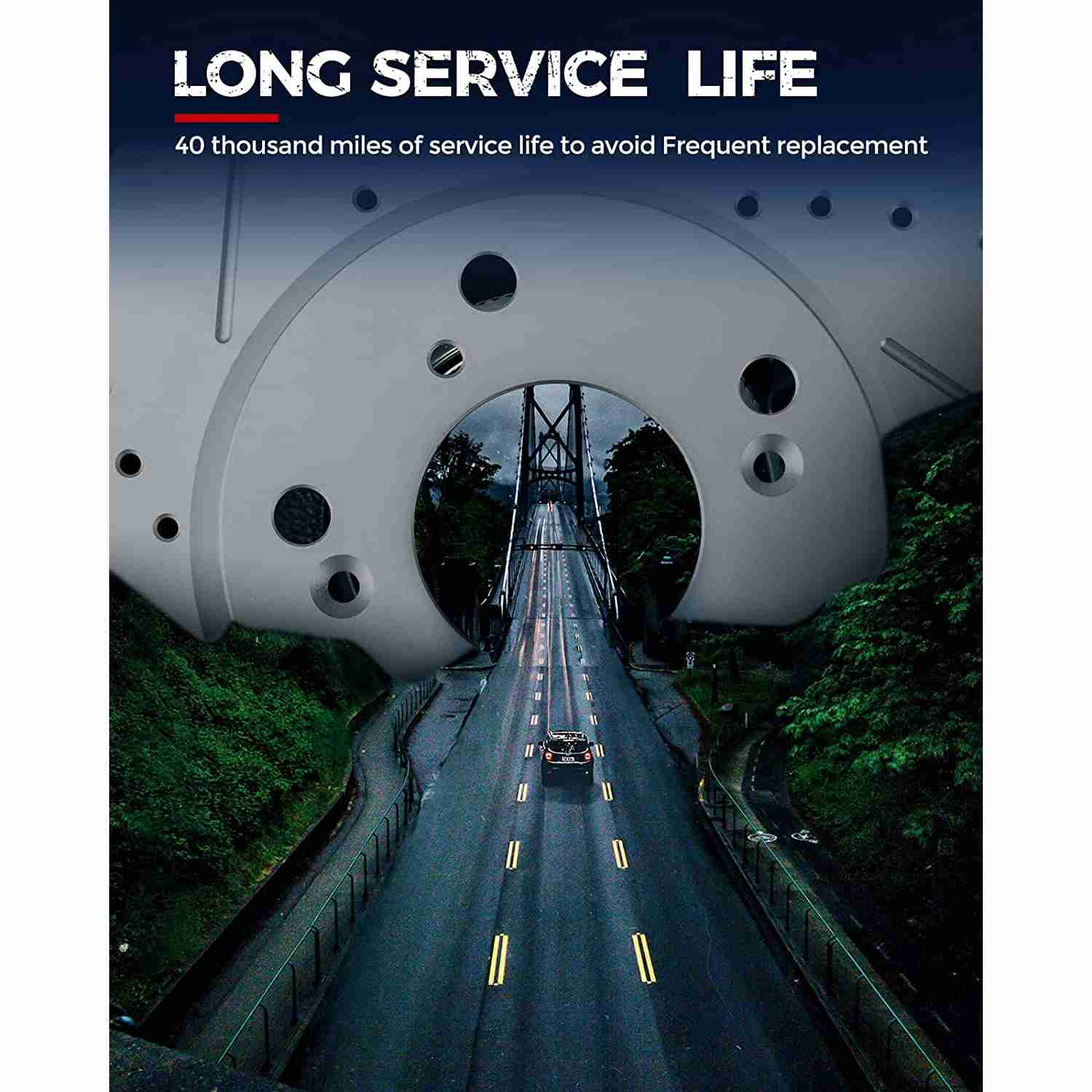 2007 Dodge Durango Front Ceramic Performance Brake Pad & Rotor Kit 1