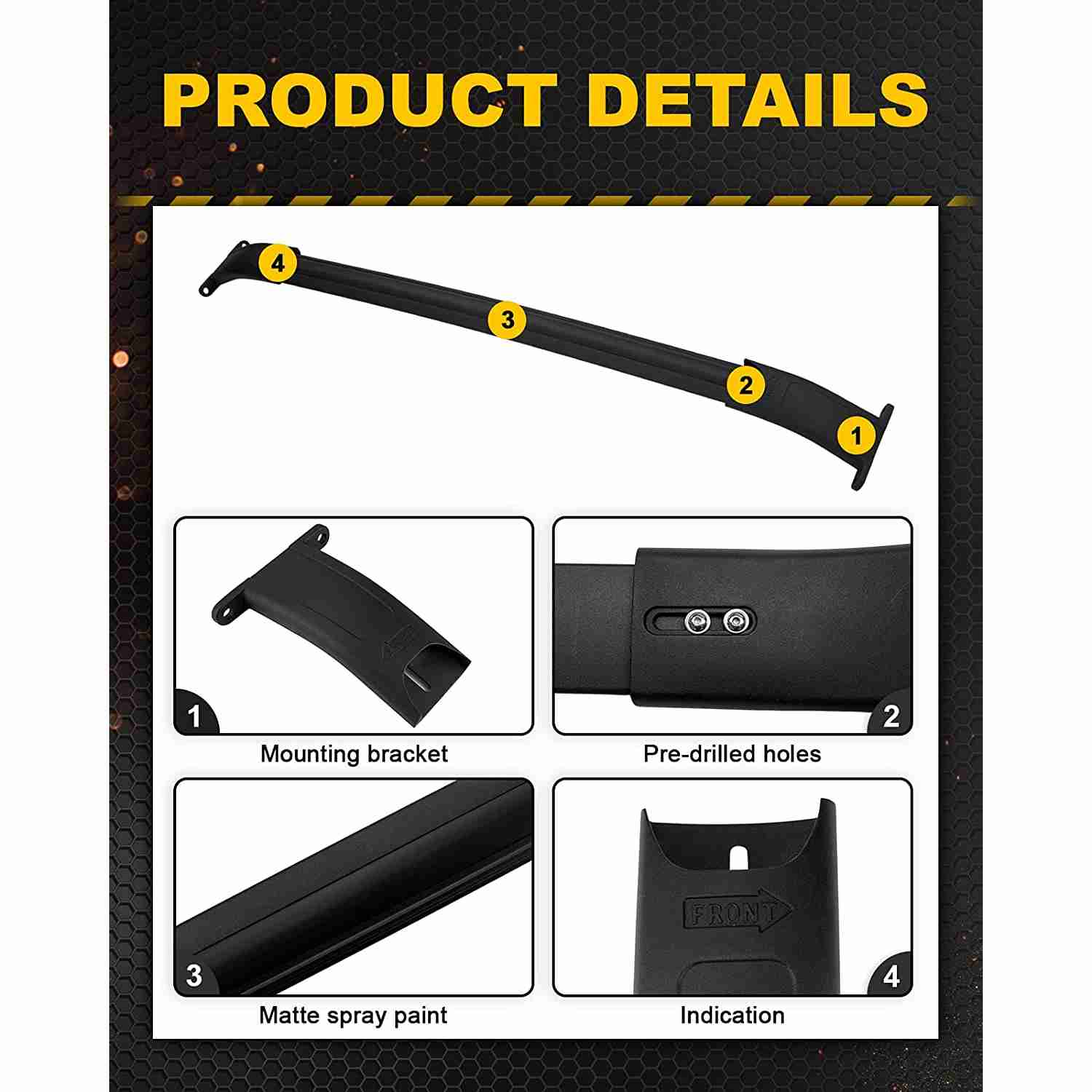 KYX® 2015-2020 GMC Yukon Roof Rack Cross Bars 5