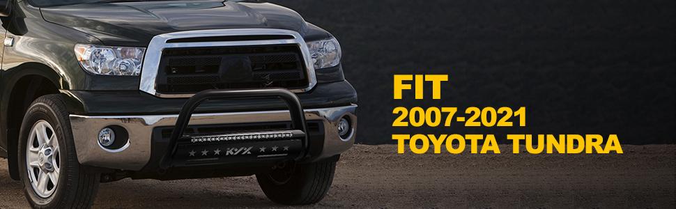 KYX Bull Bar for 2007-2021 Toyota Tundra with Light