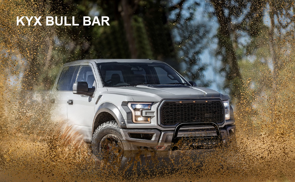 KYX bull bar  muddy