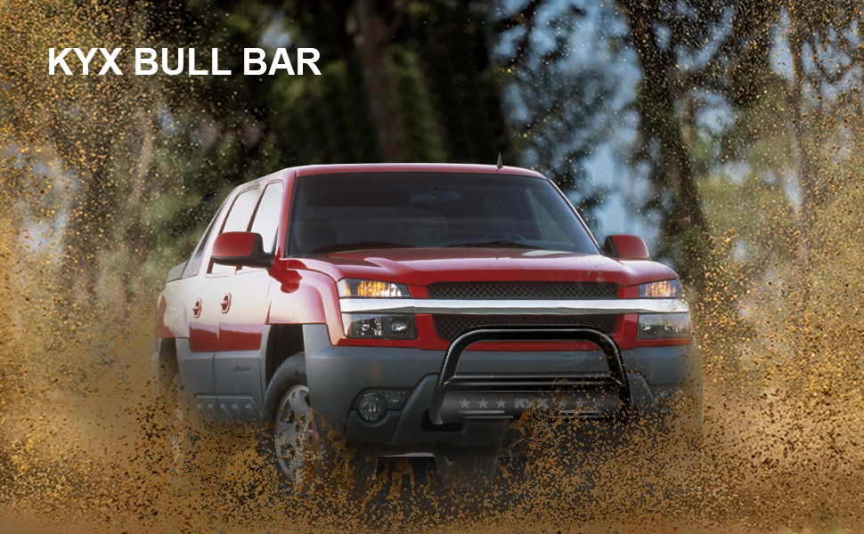 KYX bull bar  muddy