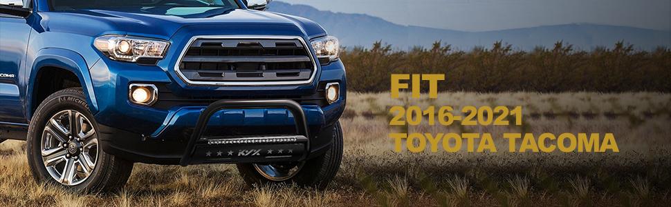 KYX Bull Bar for 2016-2021 Toyota Tacoma with Light