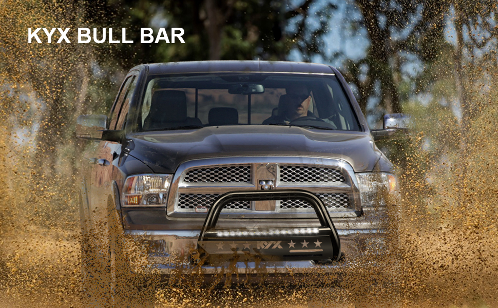 KYX bull bar  muddy