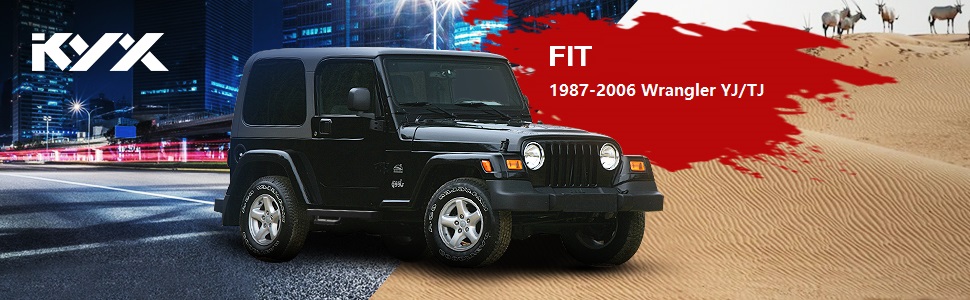 KYX side steps for 1987-2006 Wrangler YJ/TJ 2 Door