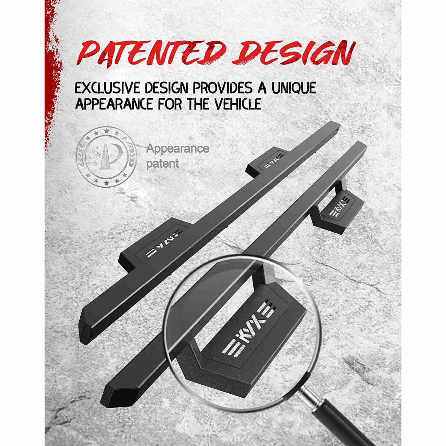 KYX® 1987-2006 Jeep Wrangler YJ/TJ Regular Cab 1Drop Running Boards 2