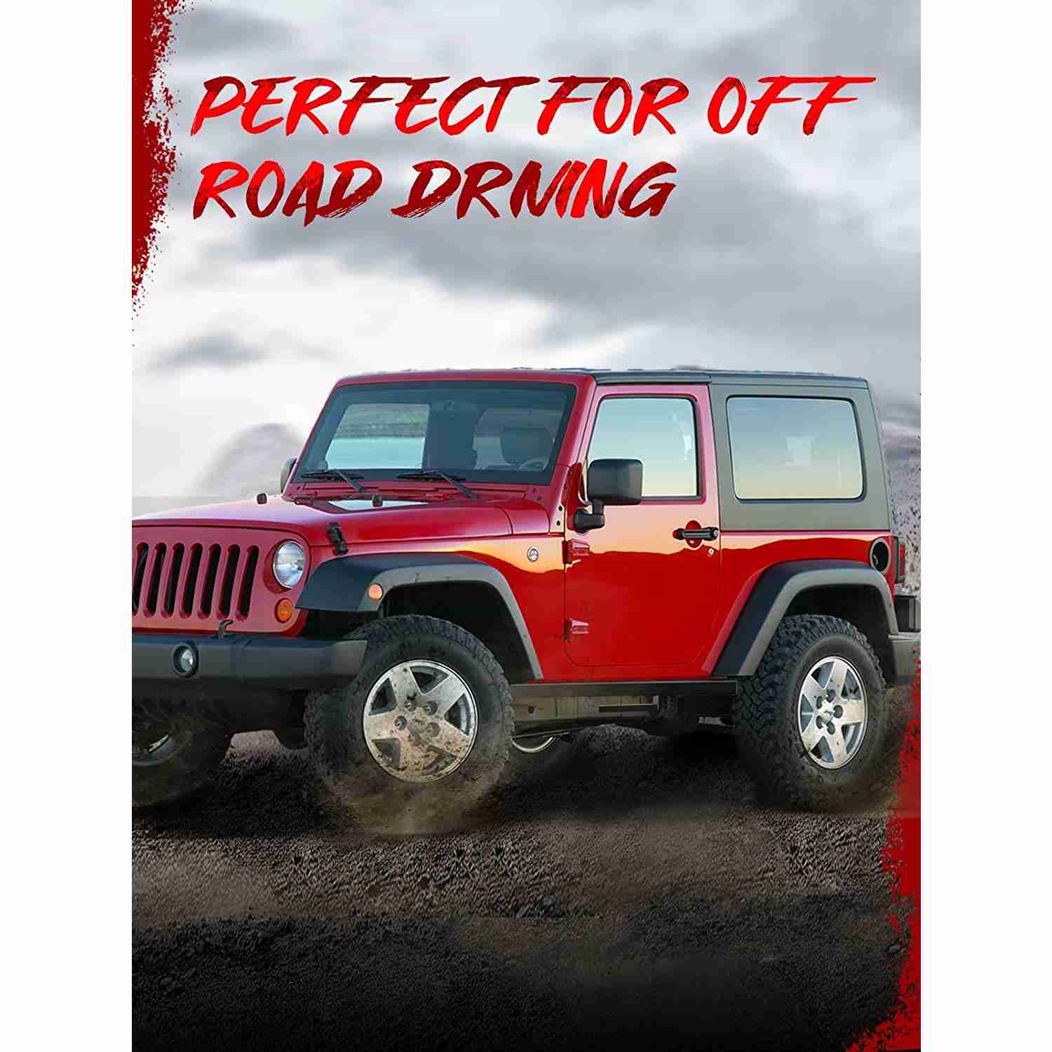 KYX® 1987-2006 Jeep Wrangler YJ/TJ Regular Cab 1Drop Running Boards 5