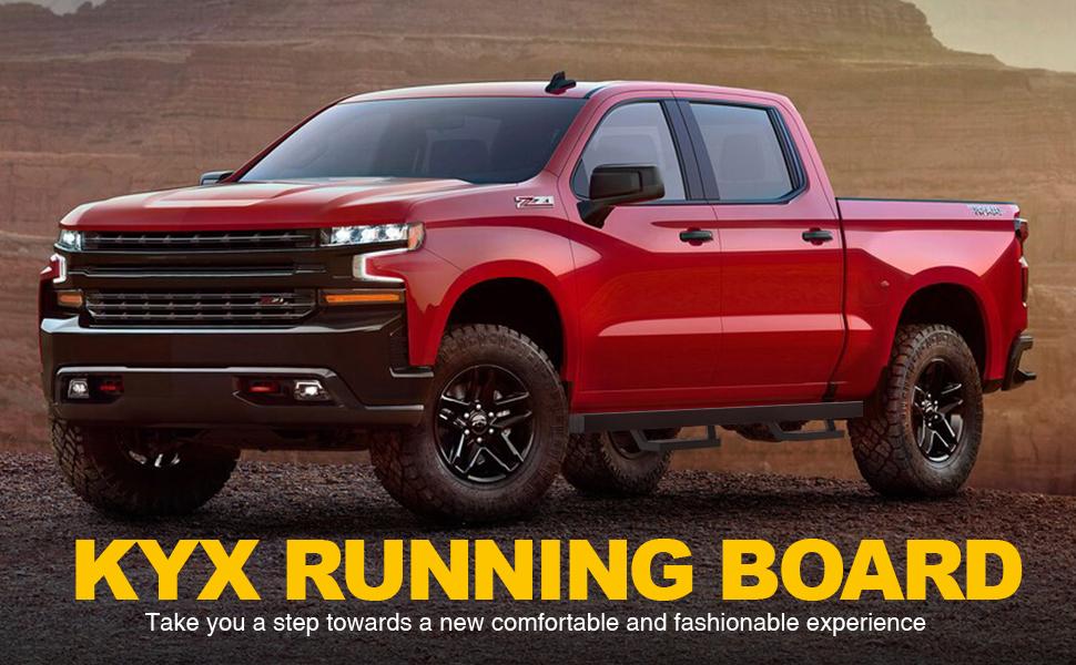 2019-2021 silverado running boards