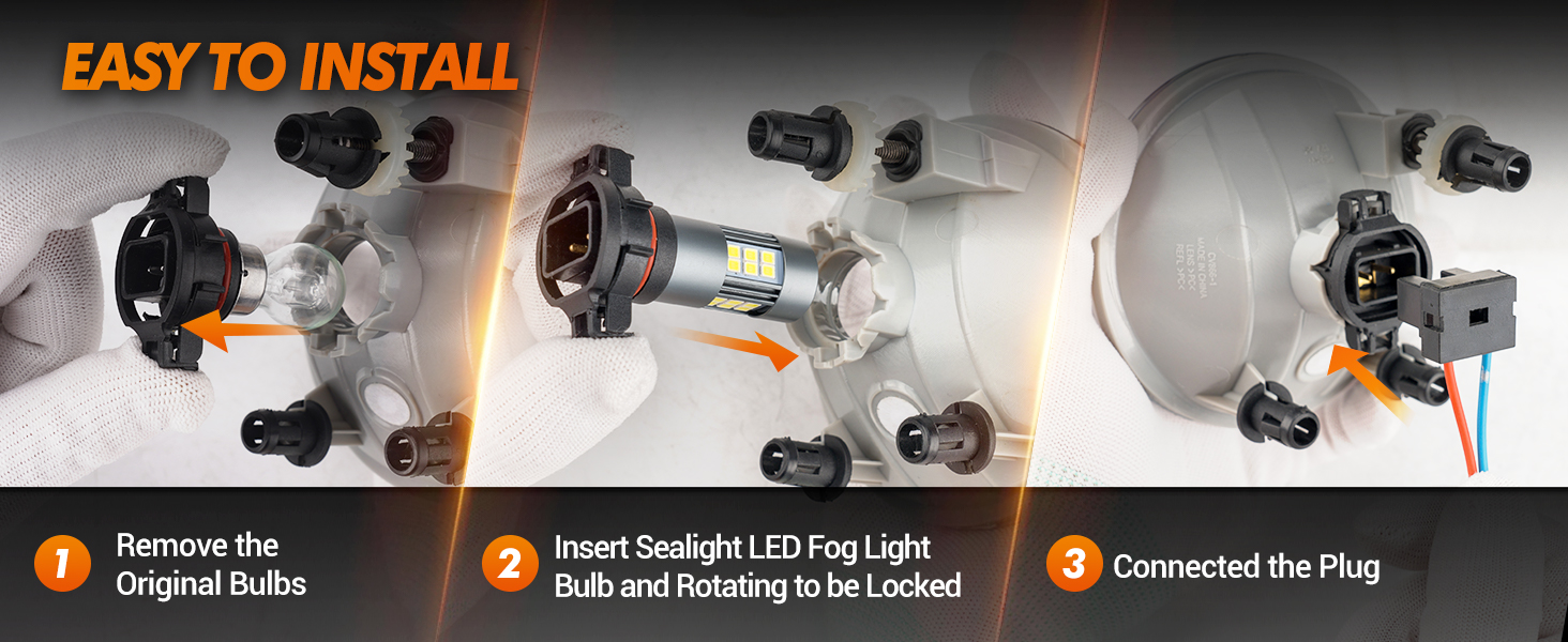 5202 LED fog light bulbs