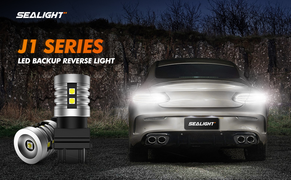 SEALIGHT SXD14 3156 LED Backup Light Bulb 2PCS