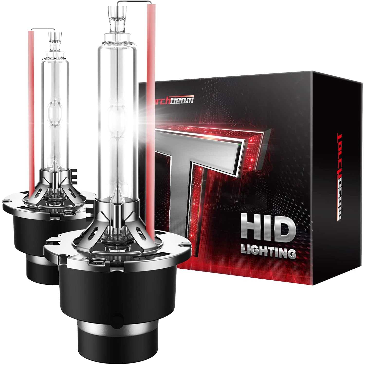 Torchbeam® D2S/D2R 6000K Cool White 7600LM 70W Xenon HID Headlight Bulbs IP68 2Pcs