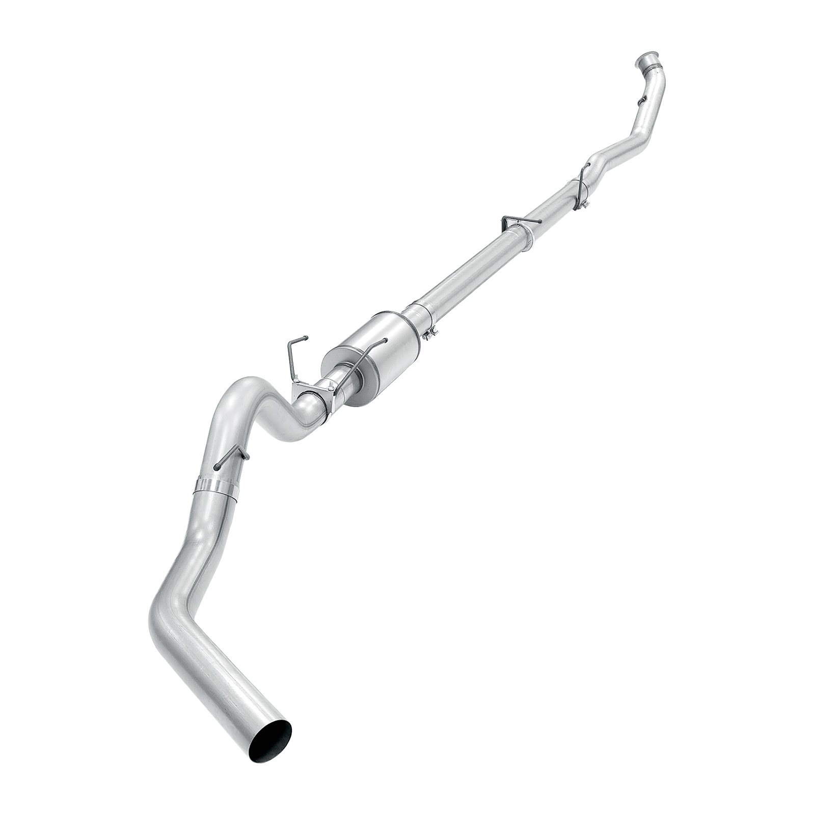2007-2009 6.7L Cummins 4" Turbo-Back DPF-Delete Exhaust System For Ram 2500 3500 0