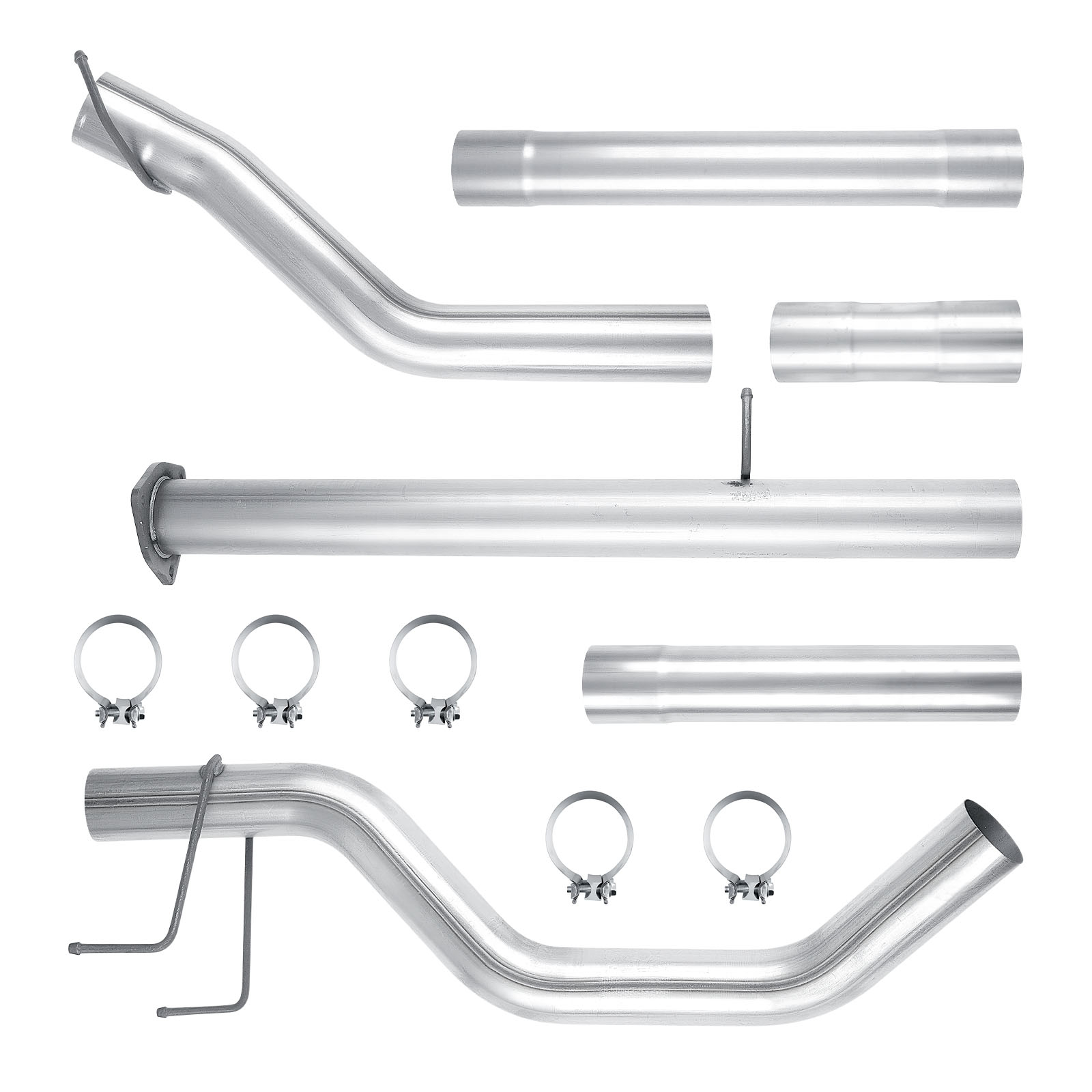 2013-2018 6.7L Cummins 4" Downpipe-Back CAT/DPF Delete Exhaust System For Ram 2500/3500 6