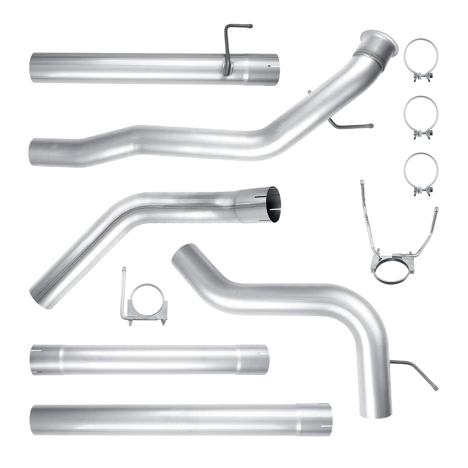 2010-2012 6.7L Cummins 4" Turbo-Back CAT/DPF Delete Exhaust System For Ram 2500/3500 6