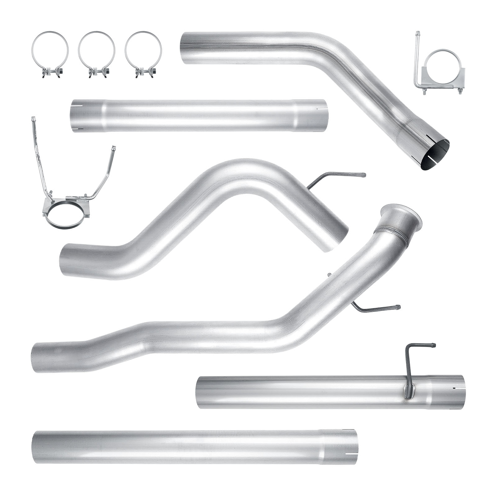 2010-2012 6.7L Cummins 4" Turbo-Back CAT/DPF Delete Exhaust System For Ram 2500/3500 5