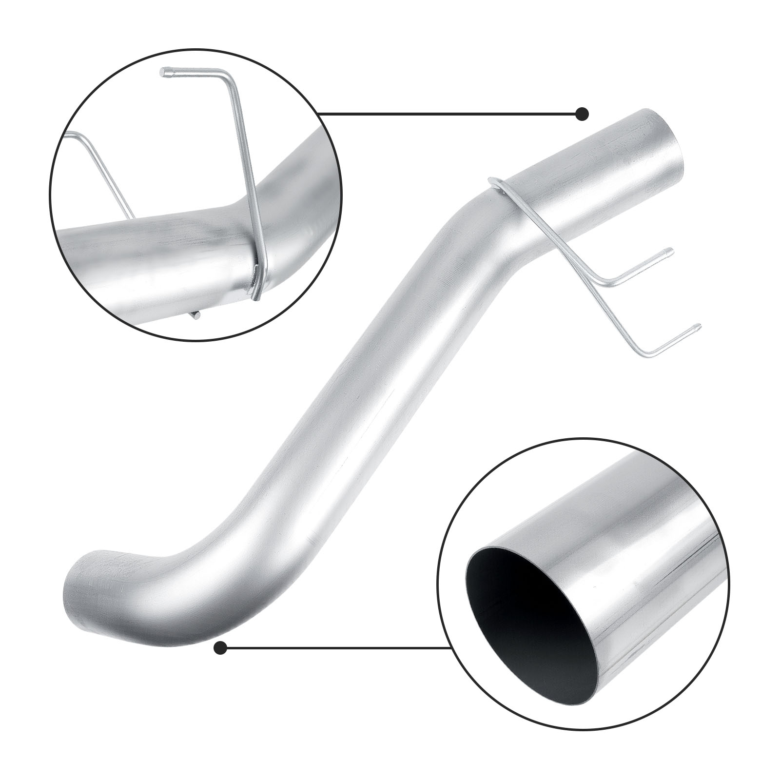 2019-2024 6.7L Cummins 5" Downpipe-Back CAT/DPF Delete Exhaust System For Ram 2500/3500 2