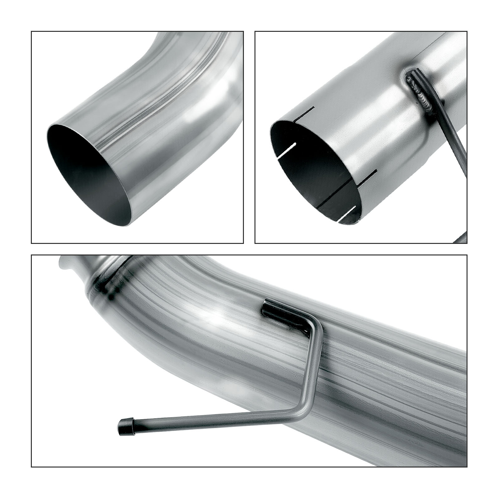 2007-2012 6.7L Cummins 5" DPF-Delete Turbo-Back Exhaust System For Ram 2500 3500 3