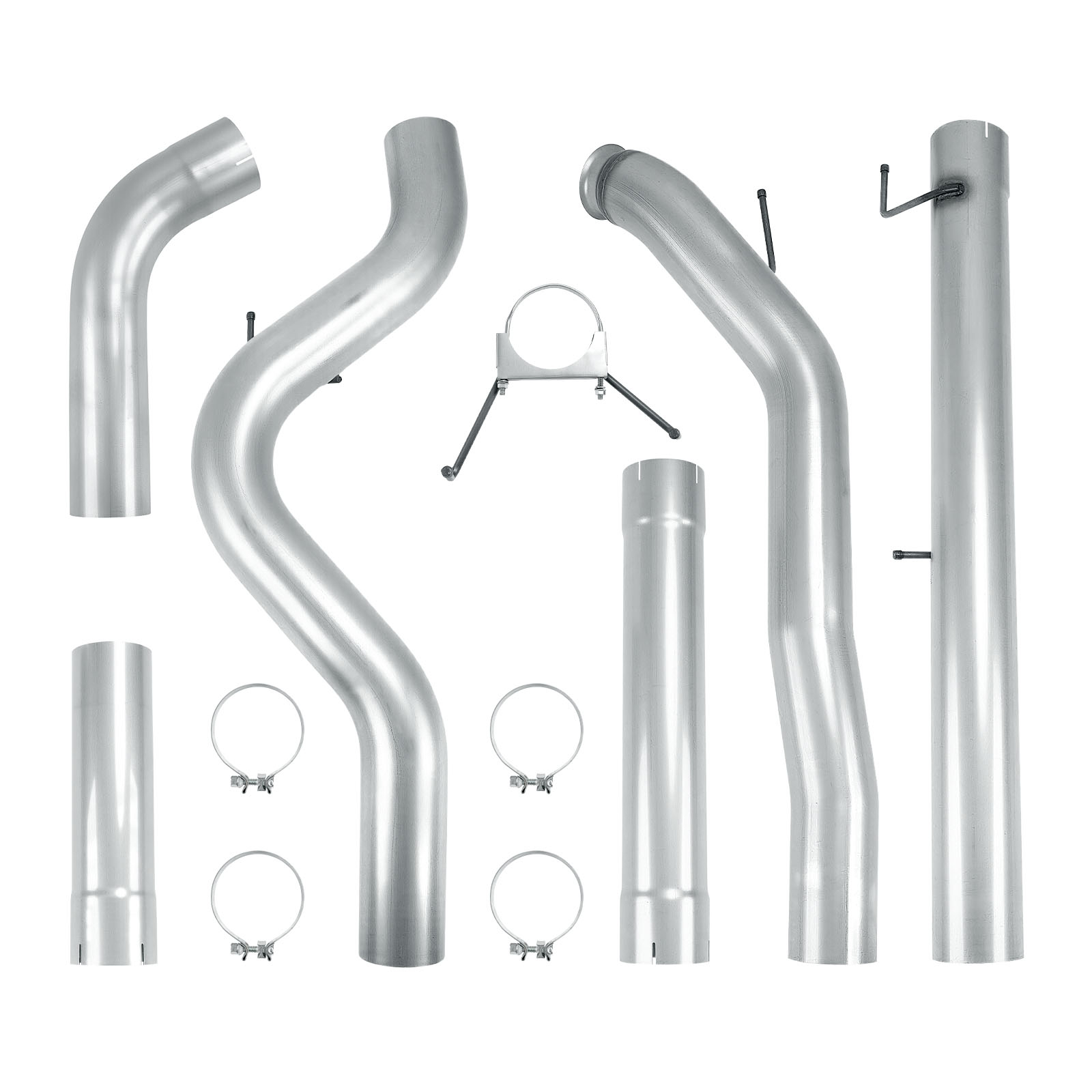 2007-2012 6.7L Cummins 5" DPF-Delete Turbo-Back Exhaust System For Ram 2500 3500 1