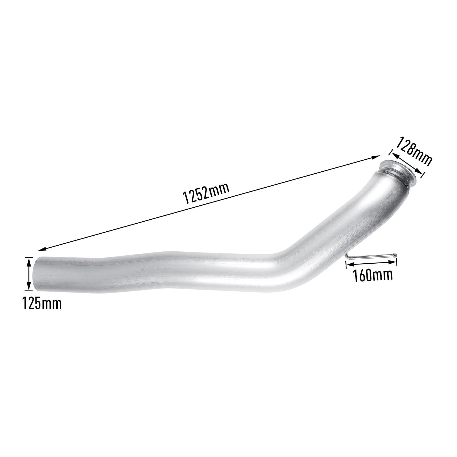 5" DPF Delete Turbo-Back Exhaust System For 2003-2004 Dodge Ram 5.9L Cummins Diesel 13