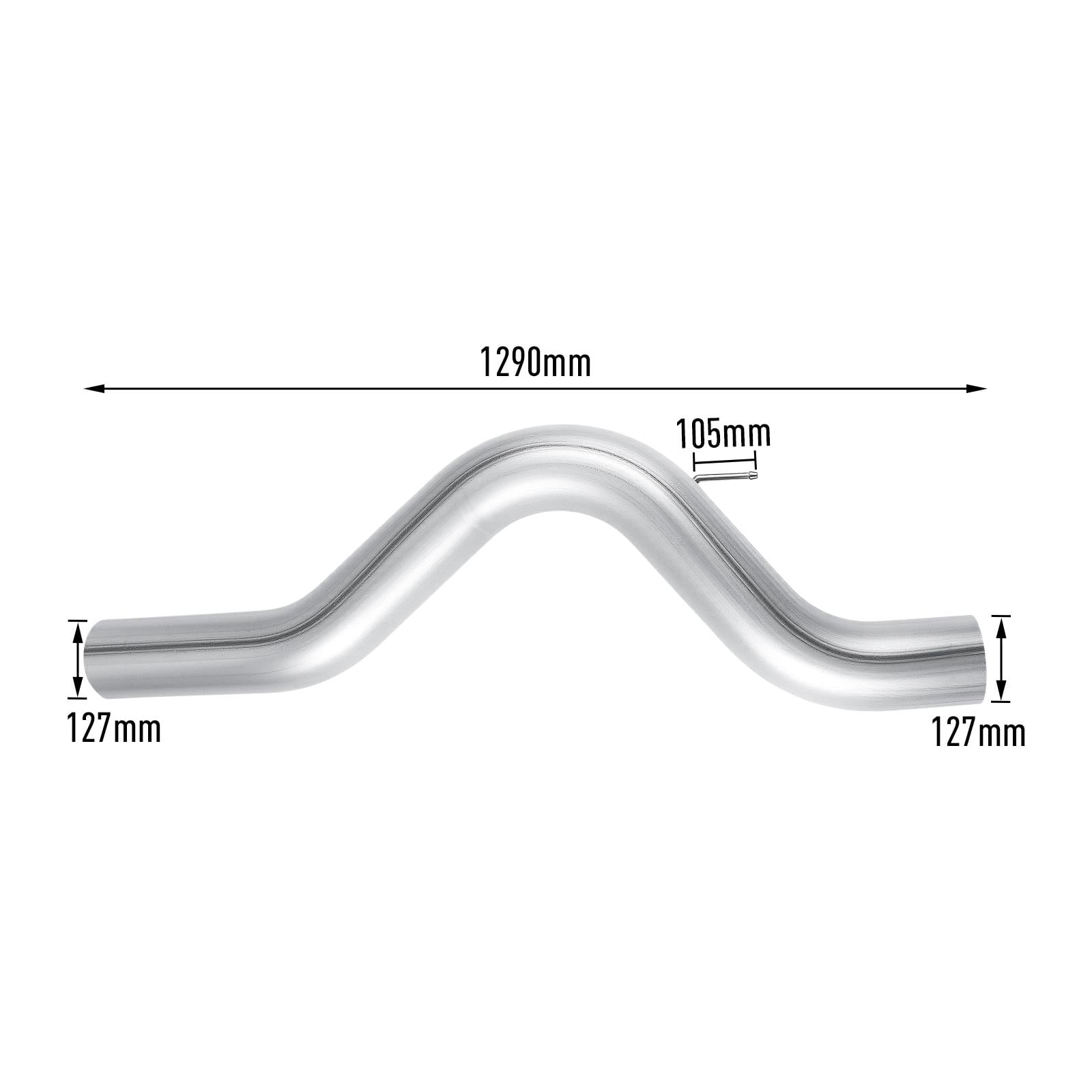 5" DPF Delete Turbo-Back Exhaust System For 2003-2004 Dodge Ram 5.9L Cummins Diesel 11
