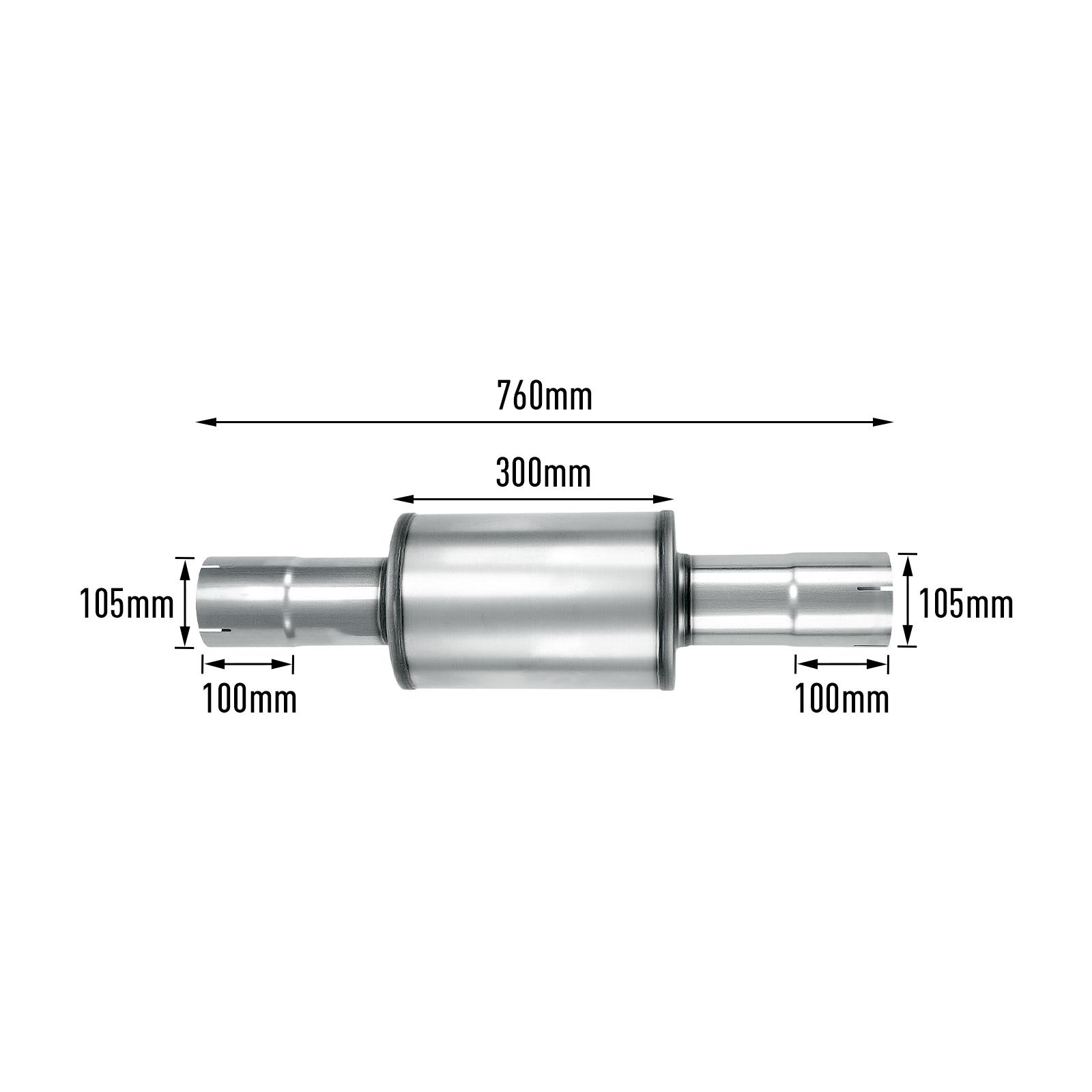 2007-2009 6.7L Cummins 4" Turbo-Back DPF-Delete Exhaust System with Muffler for Ram 2500 3500 16