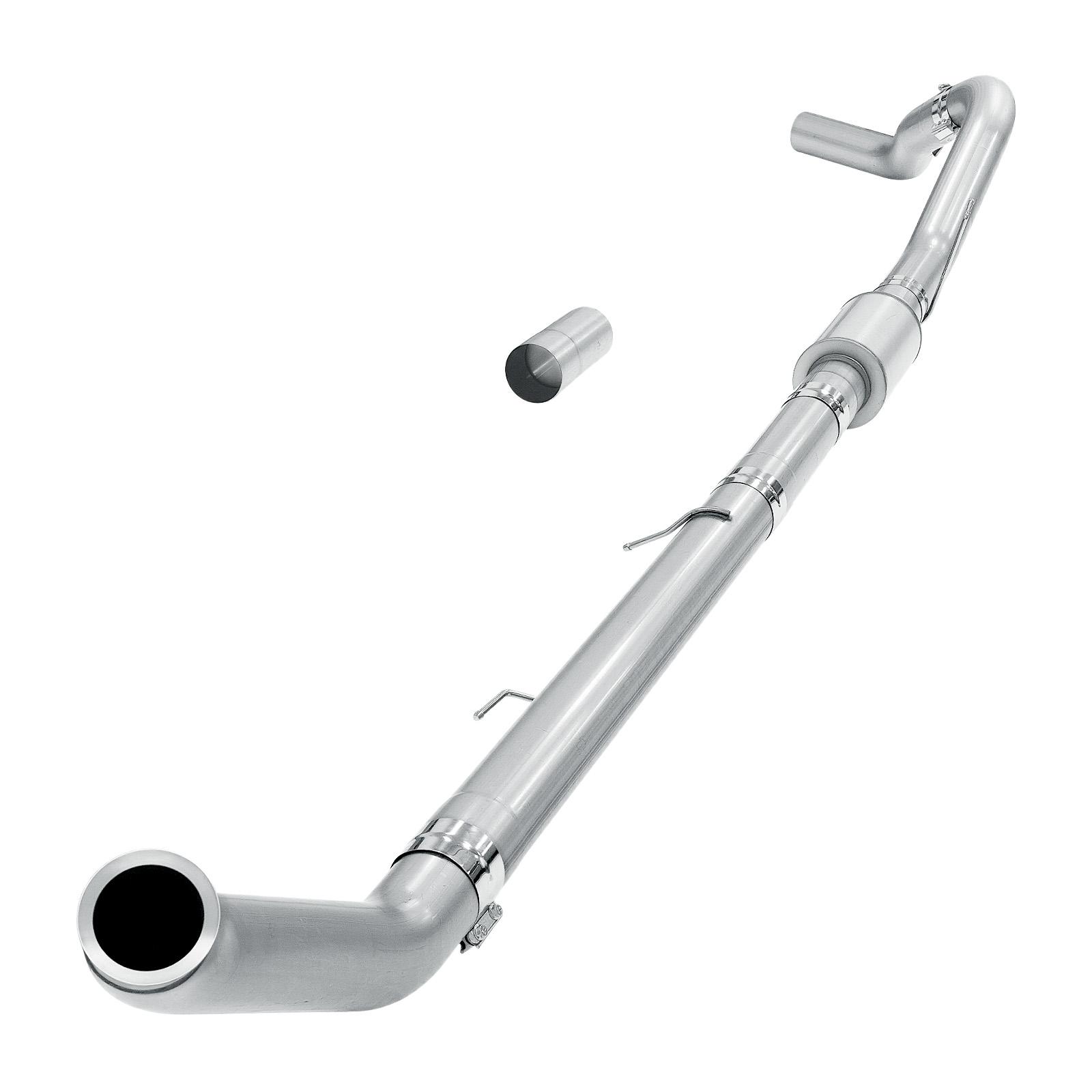 6.7L Cummins 5" Turbo-Back DPF Delete Pipe with Muffler for 2013-2018 Dodge Ram 2500/3500 7