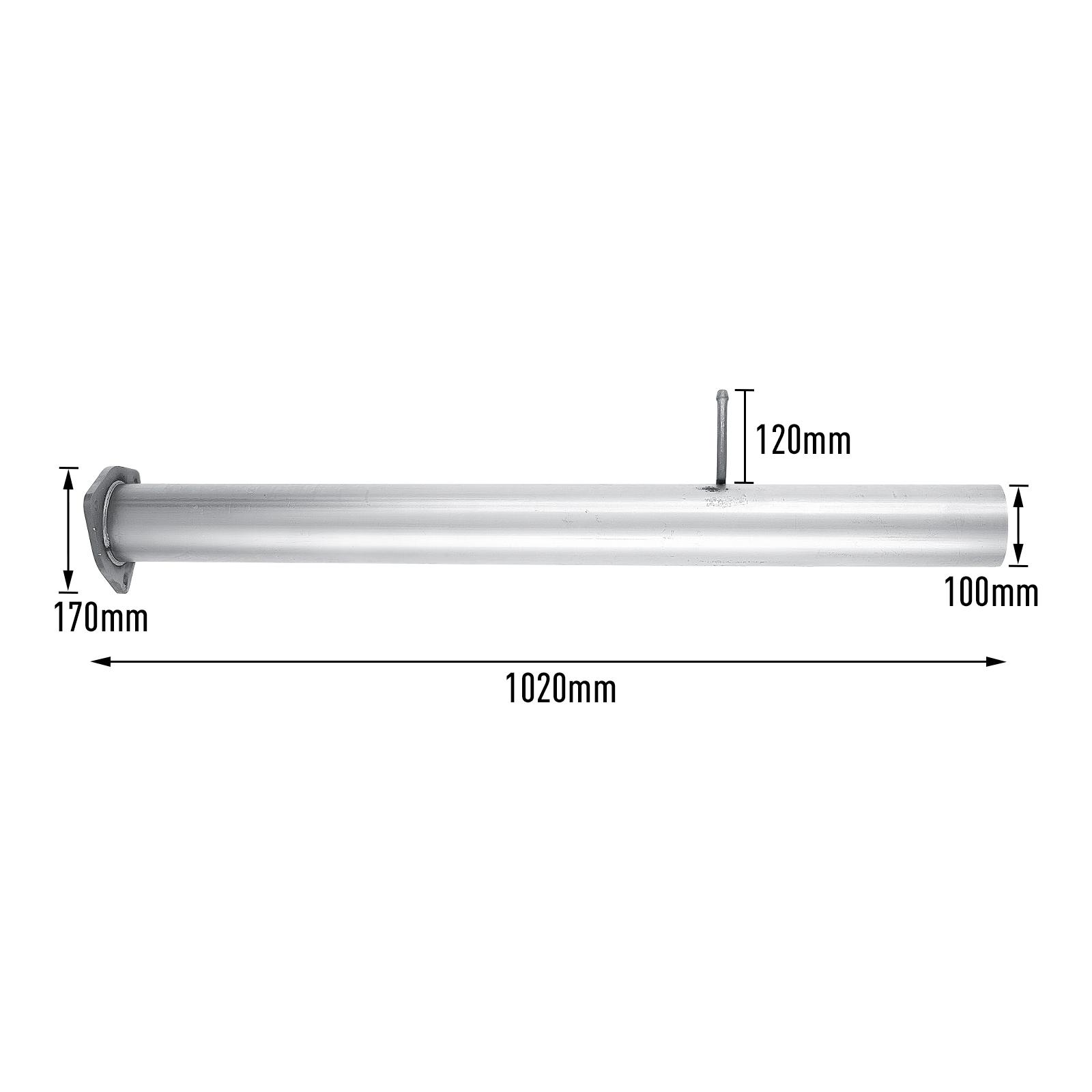 6.7L Cummins 4" Downpipe-Back Exhaust for 2013-2018 Dodge Ram 2500 3500 14