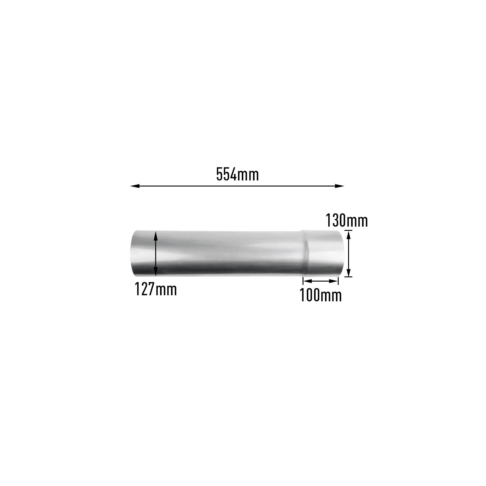 2013-2018 6.7L Cummins 5" Turbo-Back DPF Delete Pipe for Dodge Ram 2500/3500 14