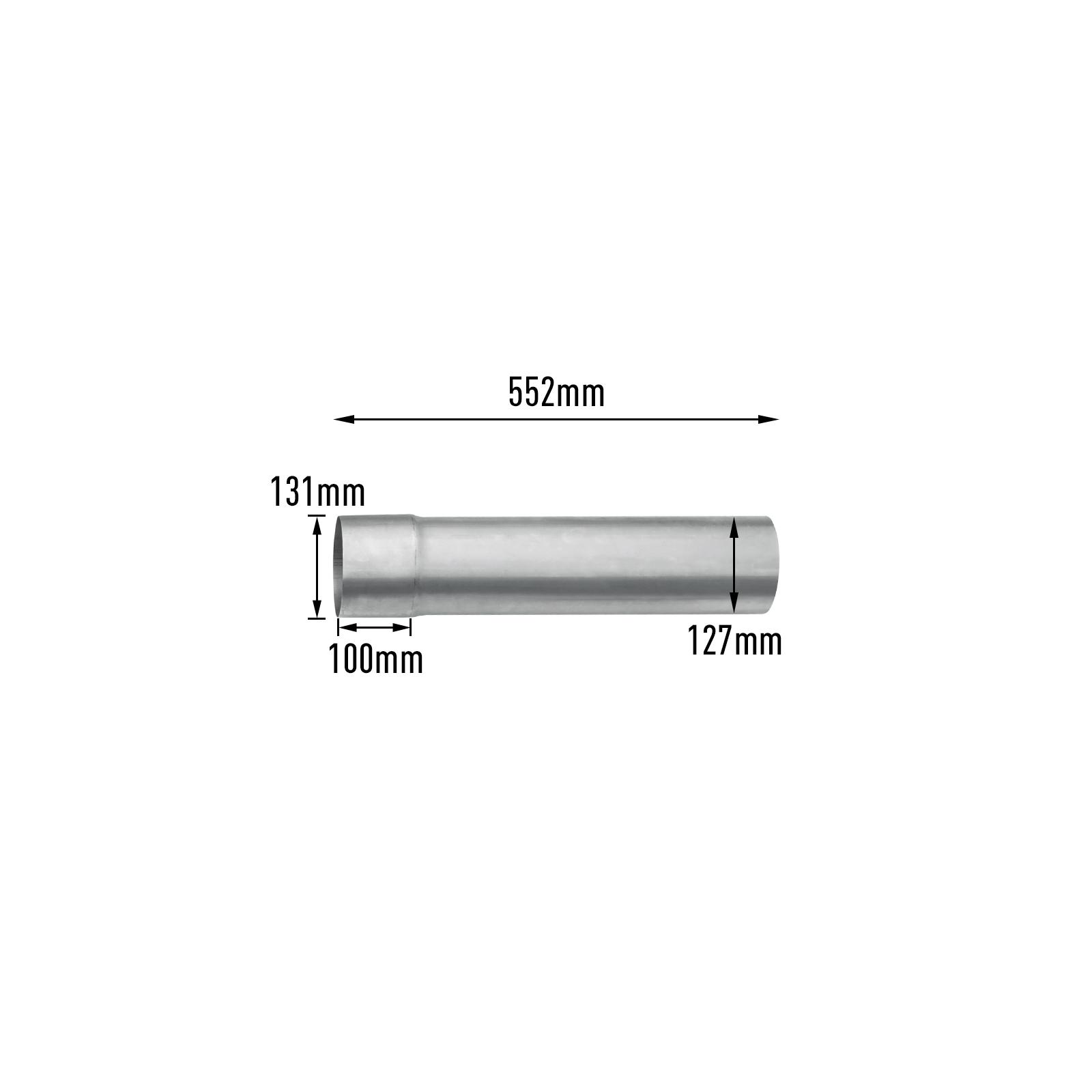 6.7L Cummins 5" Turbo-Back DPF Delete Pipe with Muffler for 2013-2018 Dodge Ram 2500/3500 13