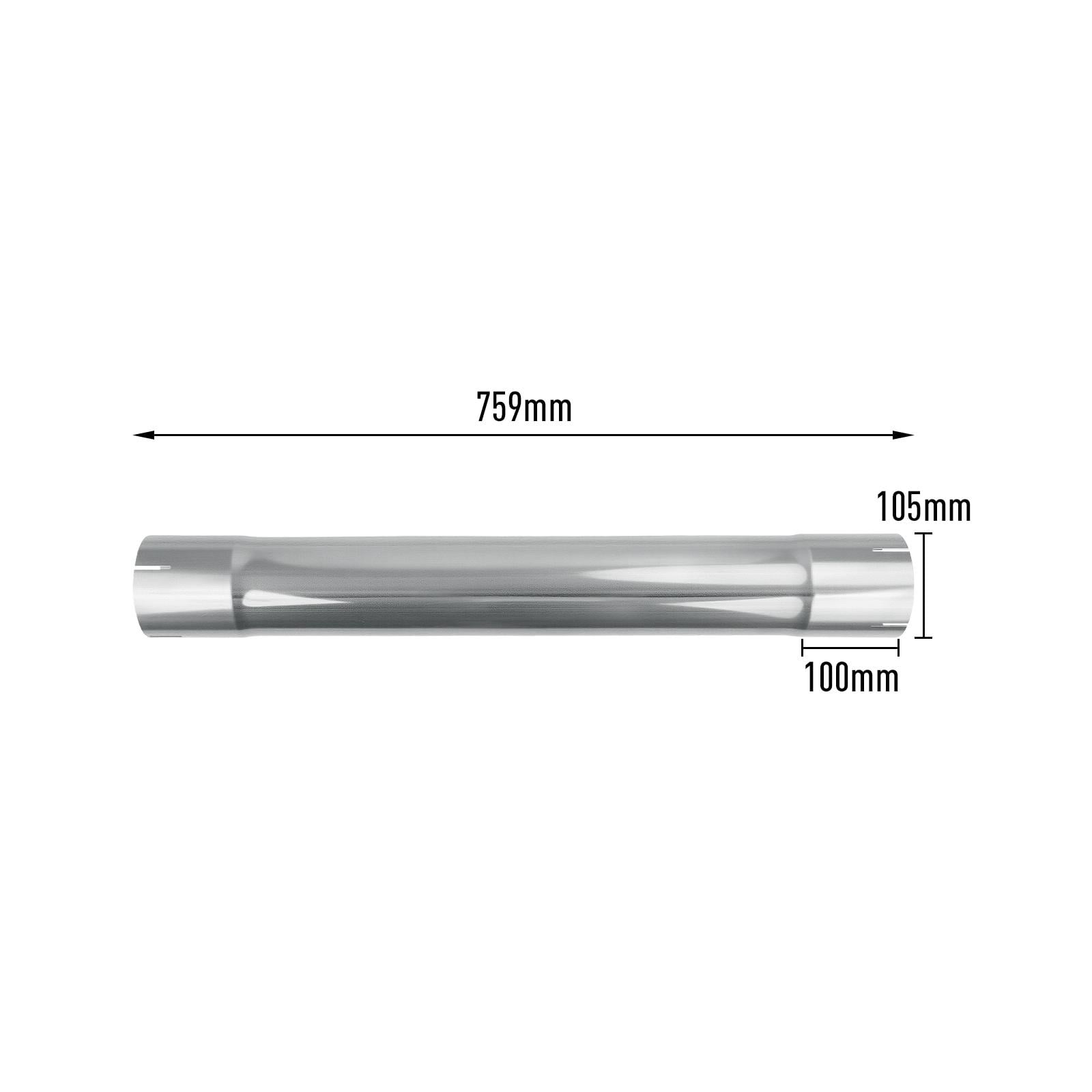 6.7L Cummins 4" DPF & Cat Delete Race Pipe for 2013-2022 Dodge Ram 3500/4500/5500 Cab & Chassis 14