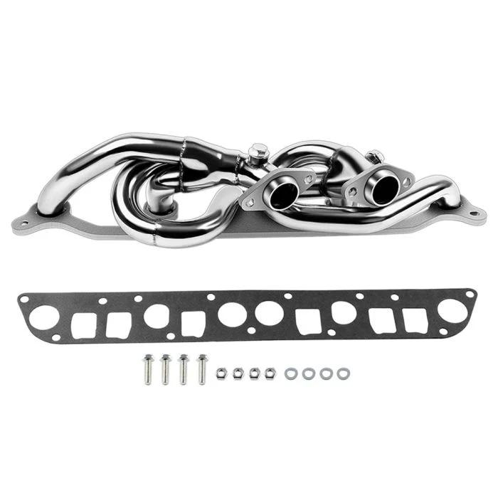 1-1/2" Exhaust Header For 2000-2006 Jeep Wrangler 4.0L L6 0