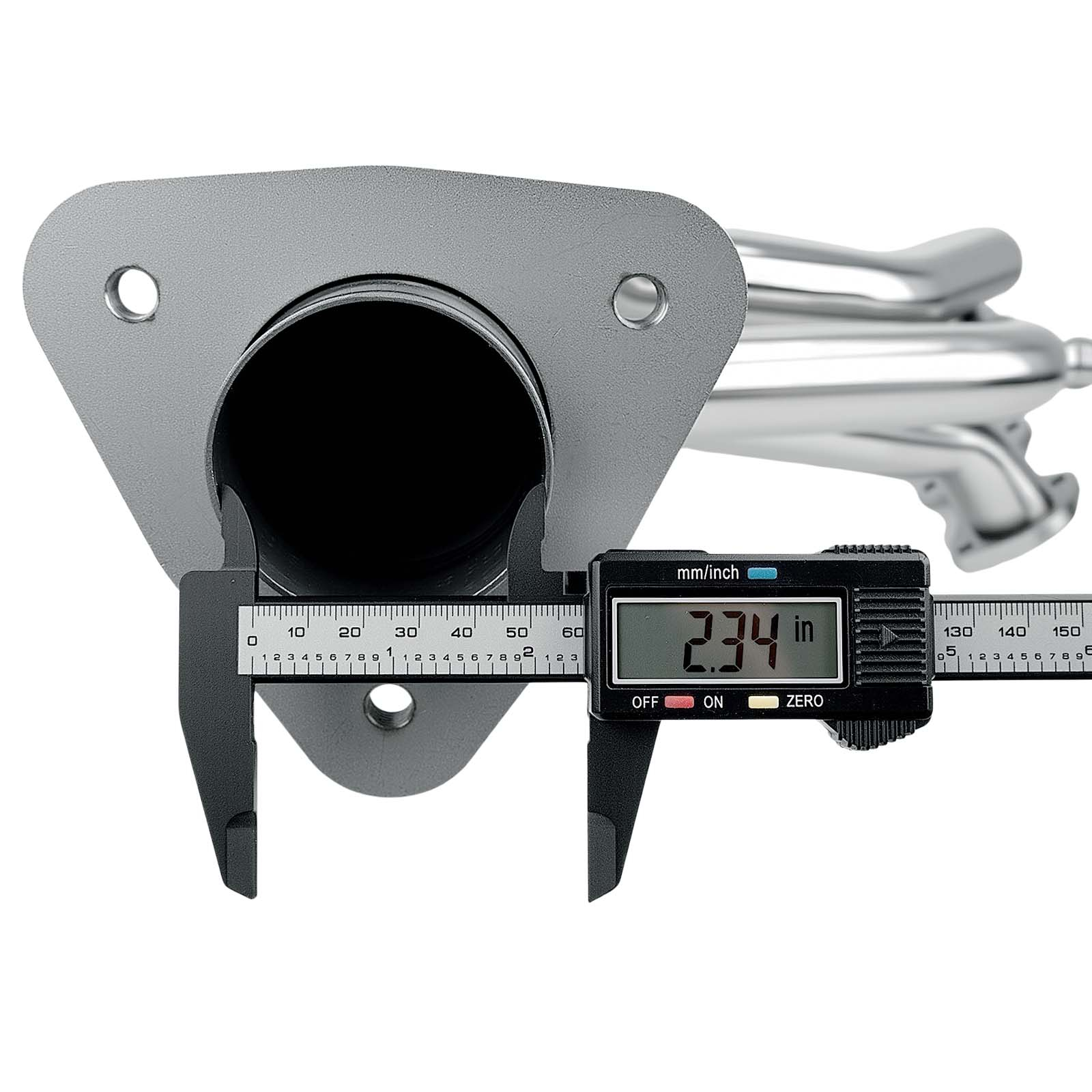 1-5/8" 1999-2004 Ford F150 F250 V8 5.4L Long Tube Header & Off-road Pipe 5