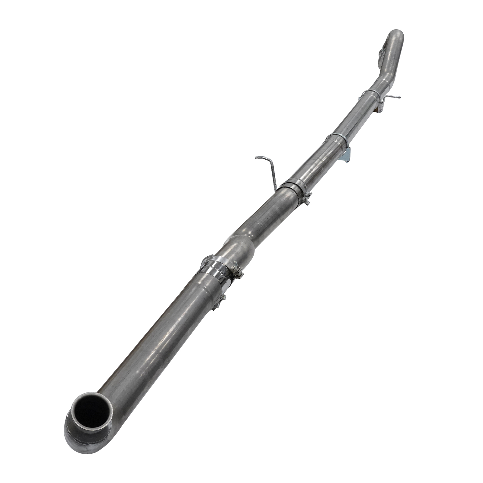 2001-2007 6.6L Duramax LBZ LLY LB7 4" Downpipe-Back CAT Delete Exhaust System For Silverado Sierra 2500/3500HD 0