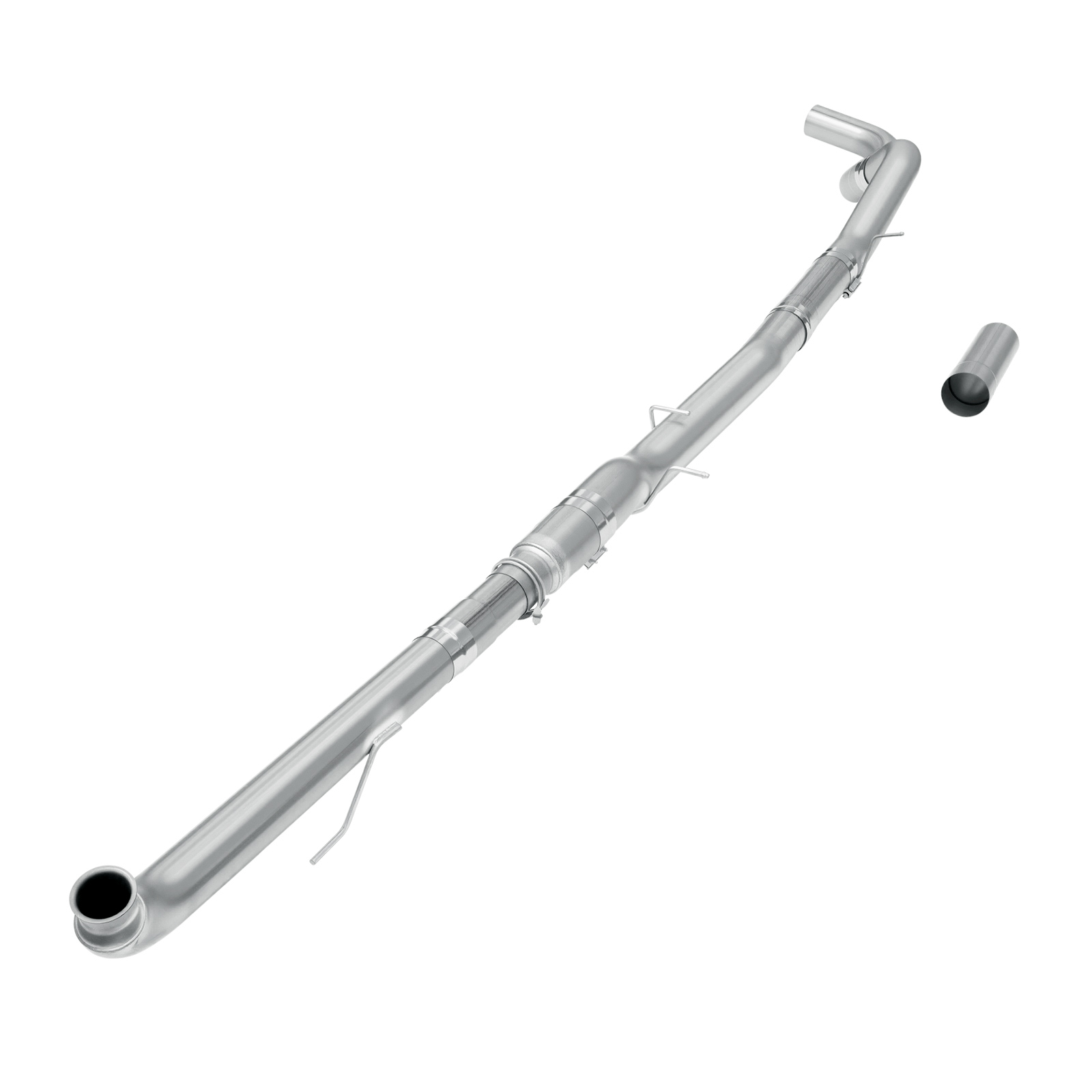 2007.5-2010 6.6L Duramax LMM 5" Downpipe-Back CAT/DPF Delete Exhaust System For Silverado Sierra 2500/3500HD 0