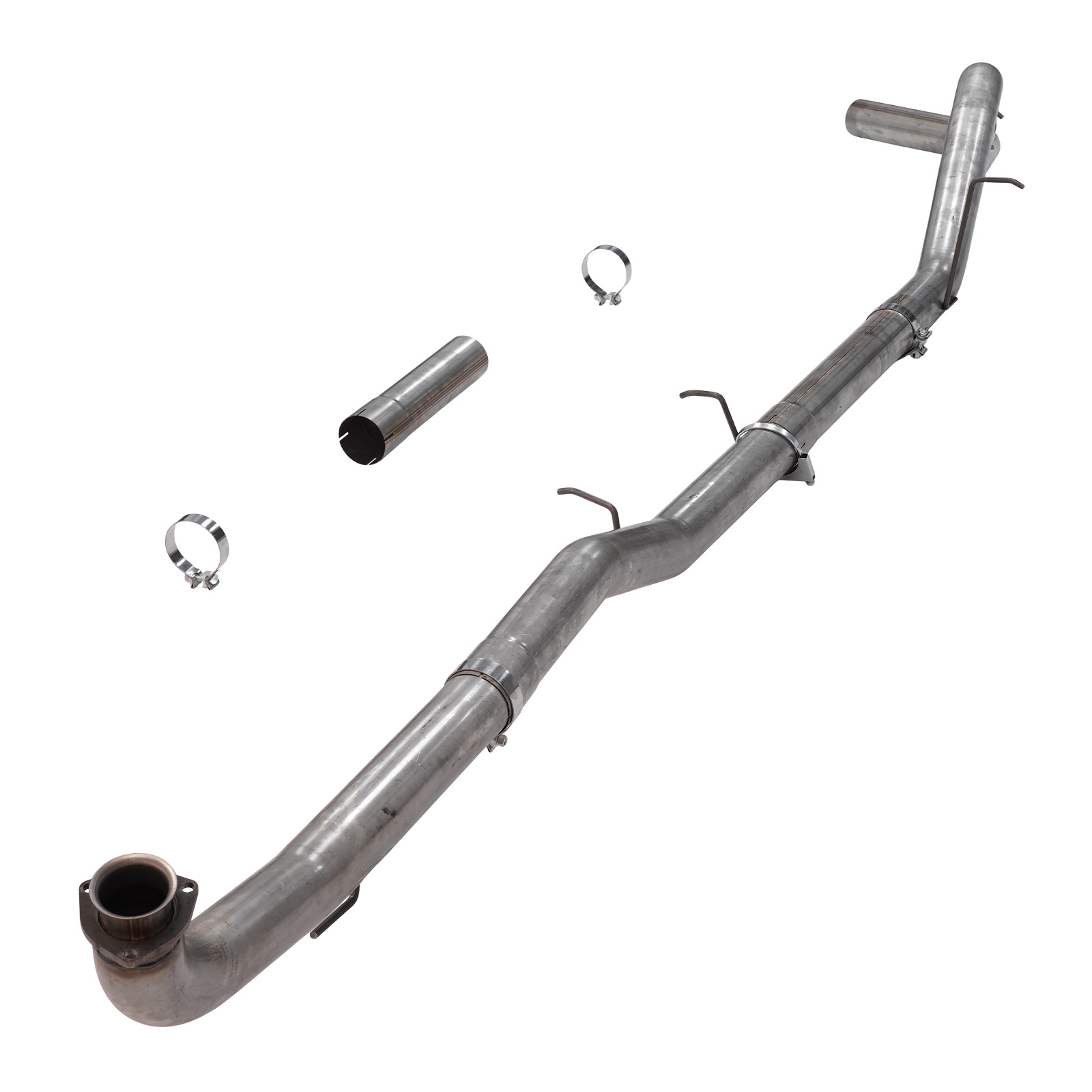 2015-2016 6.6L LML Duramax 4" Downpipe-Back DPF Delete Exhaust System For Silverado Sierra 2500 3500HD 0