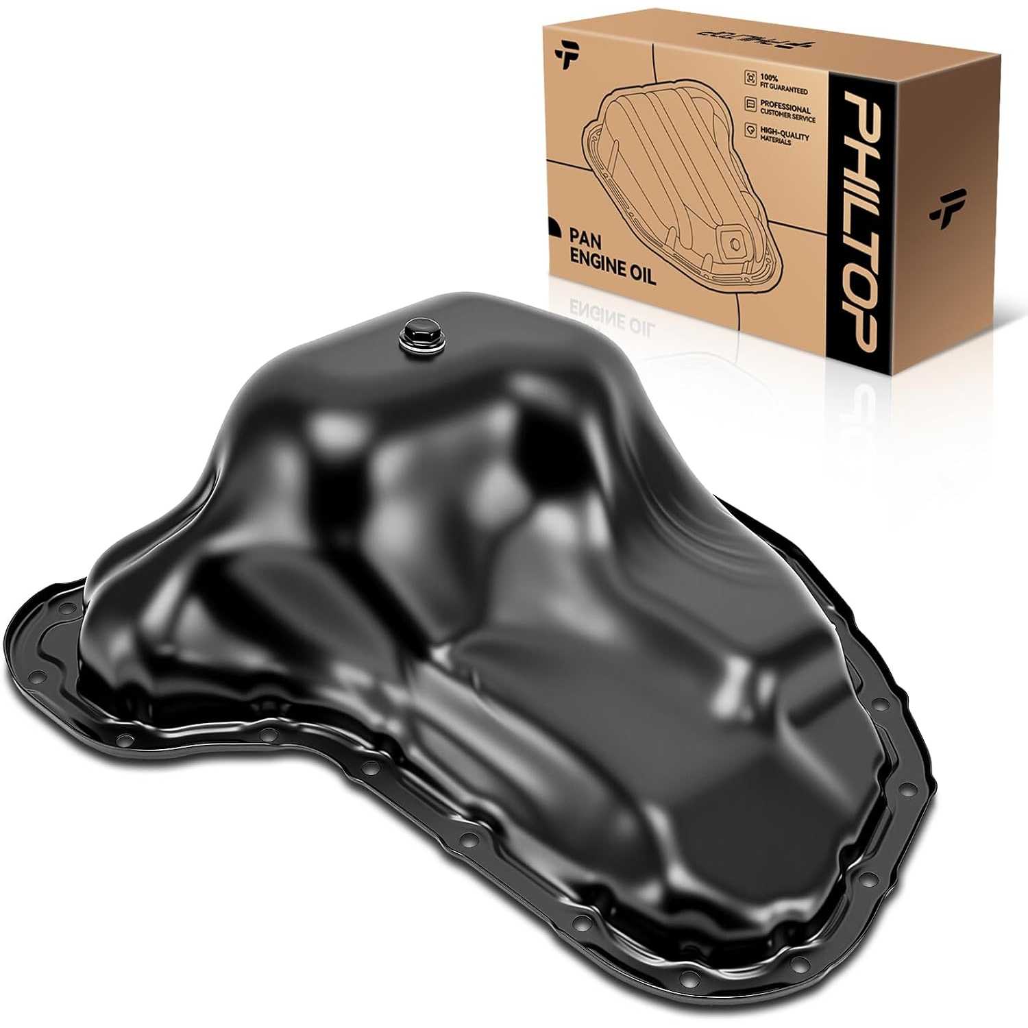 264-540 Engine oil pan with Drain Plug Compatible with 2005-2020 Tacoma 2.7L, 2010 4Runner 2.7L
