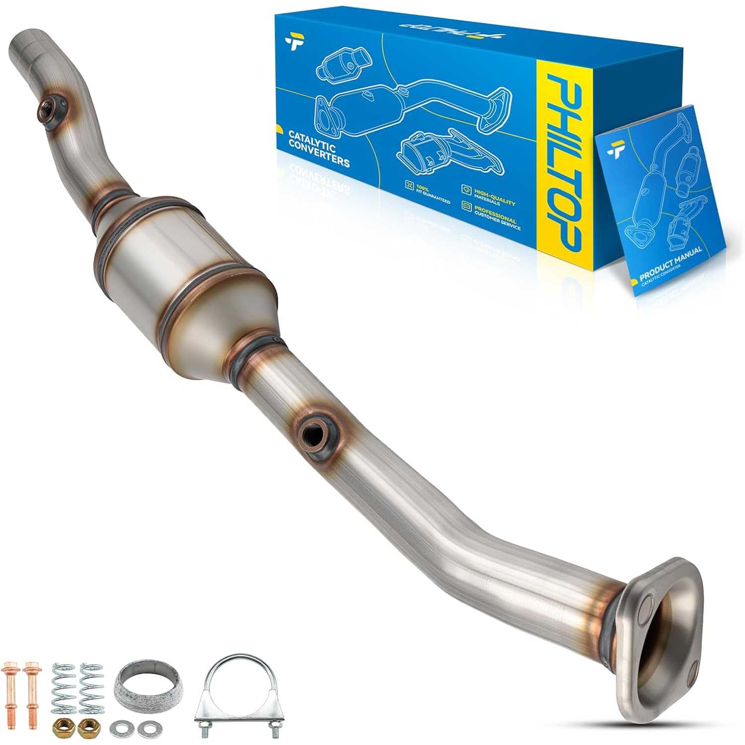 2000-2005 Toyota Celica 1.8L L4 | Catalytic Converter | OE#1741022380/53591 - PHILTOP