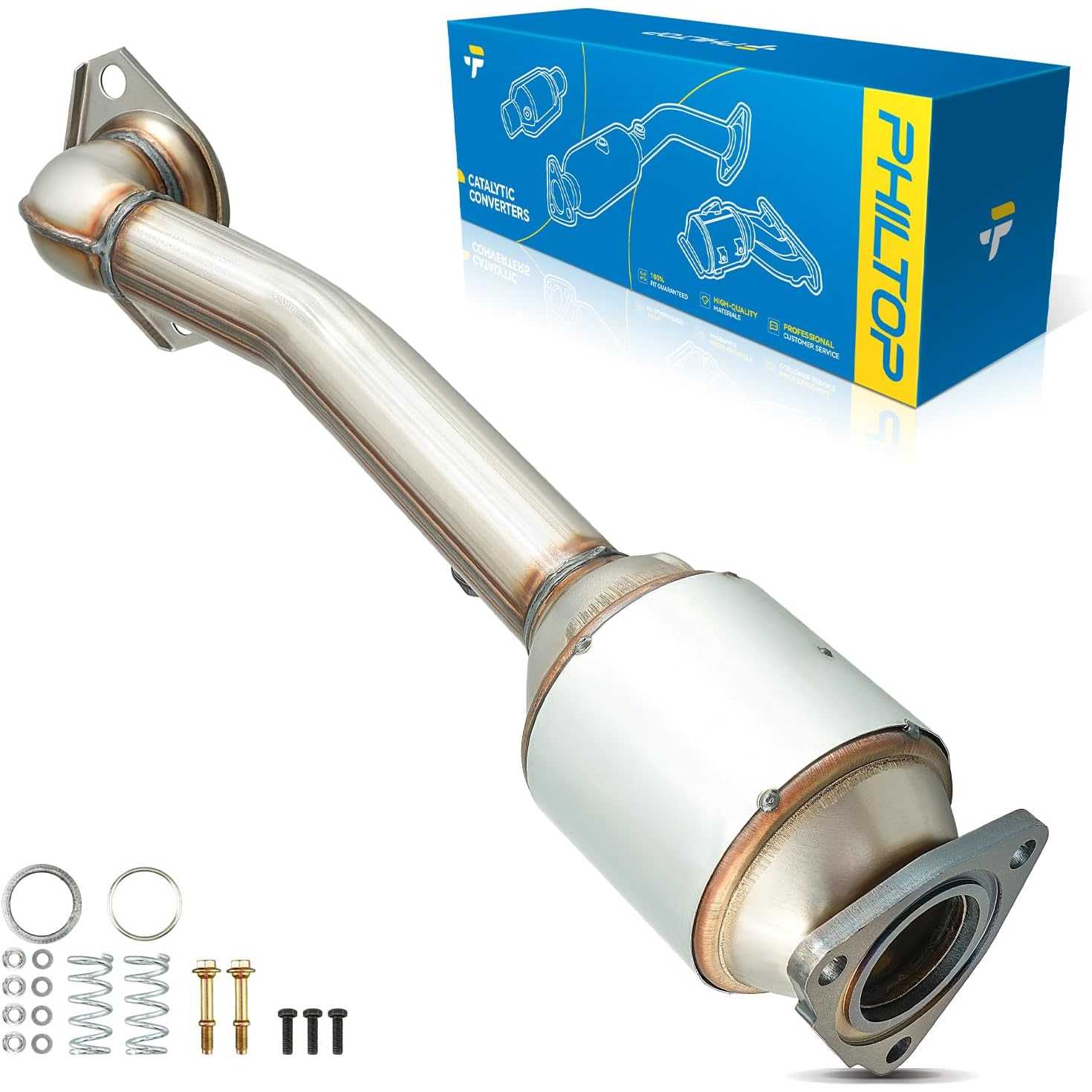 2010-2011 Honda CR-V 2.4L L4 | Rear Catalytic Converter | OE#18150REZA01/53864 - PHILTOP