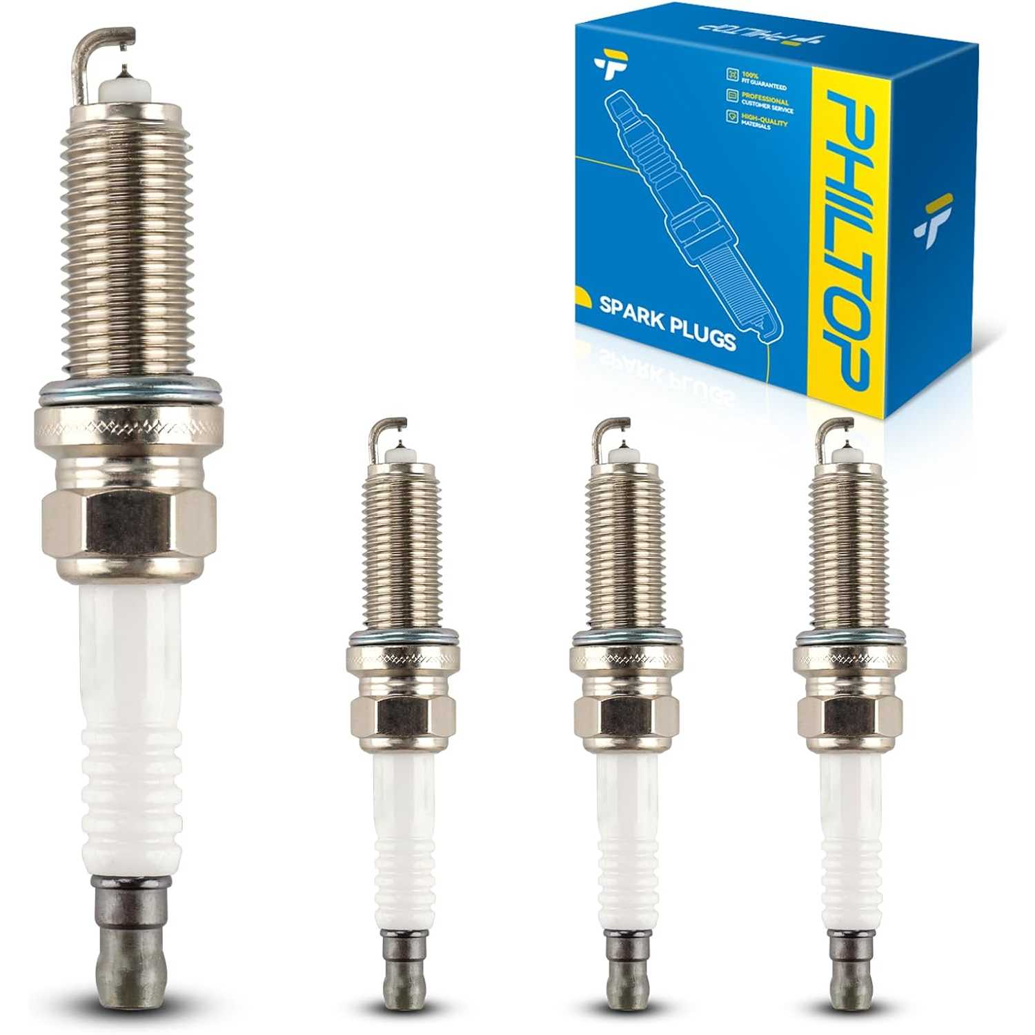 Spark Plug, ILKAR7B11 Double Iridium Spark Plugs, Replacement for Corolla, Prius, Prius V, xD, CT200h, Matrix
