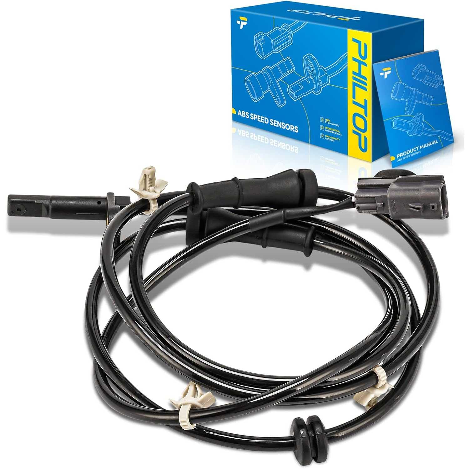 ALS2551 Front Side ABS Wheel Speed Sensor Compatible with 2013-2019 Sentra, Set of 1 ABS Sensor