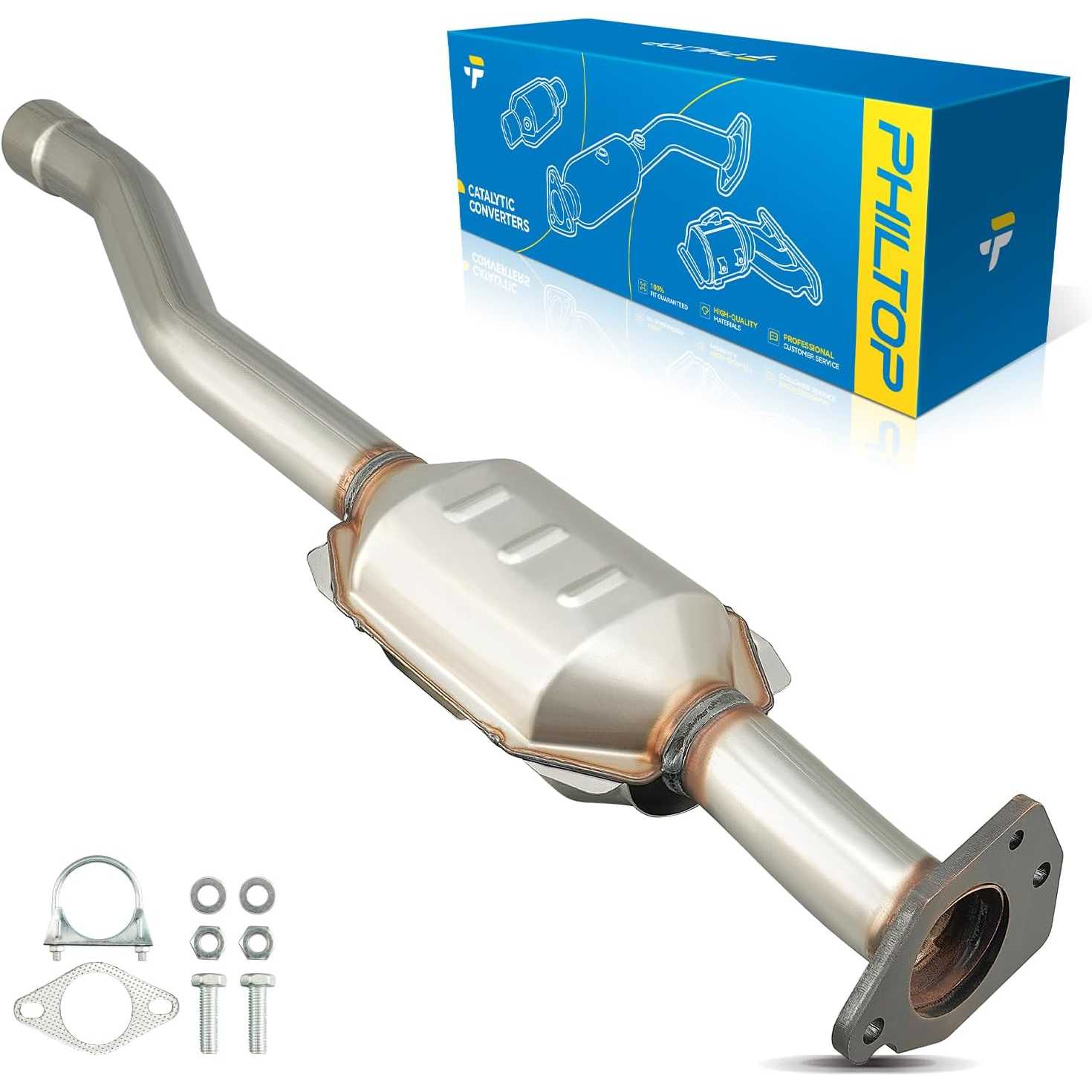 2010-2017 Chevrolet Equinox 2.4L L4 | Rear Catalytic Converter | OE#25800946/54850 - PHILTOP