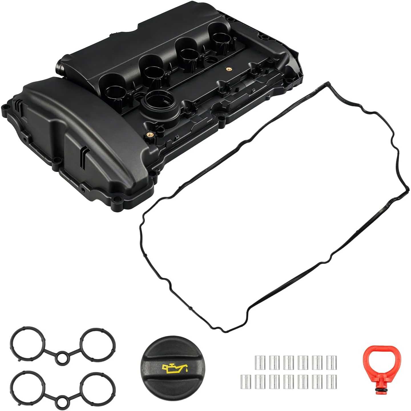 Engine Valve Cover Compatible with 2007 2008 2009 2010 2011 2012 Cooper, Valve Cover Kits Replace# 11127646555