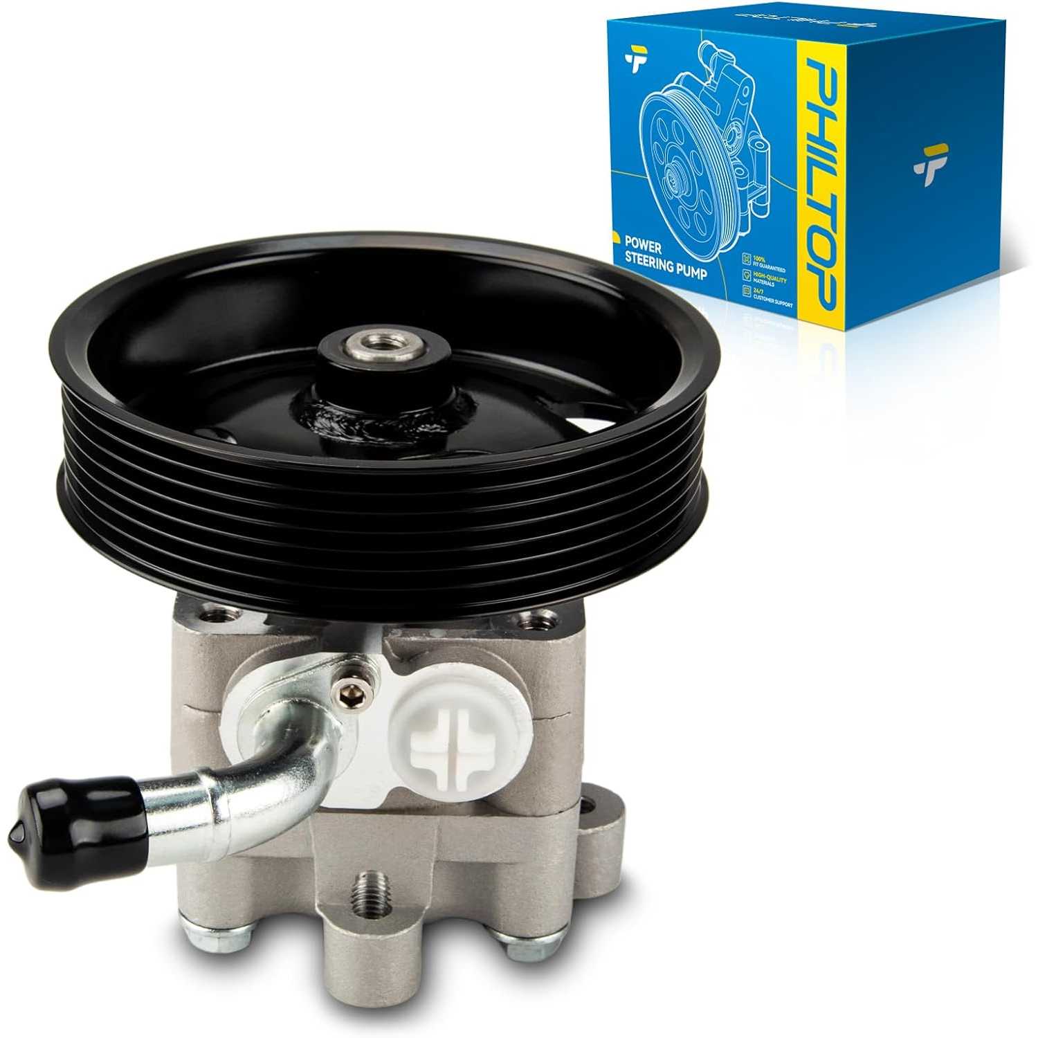 21-5485 Power Steering Pump with Pulley for 2009-2014 Murano, Maxima, 2007-2012 Altima 3.5L