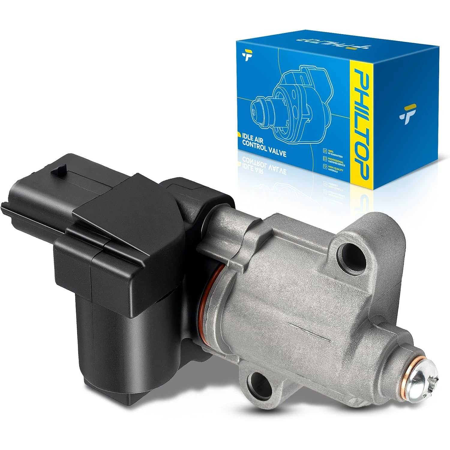 Idle Air Control Valve AC485 Compatible with Hyundai Elantra 2003-2009, Spectra 2004-2009, Sportage 2005-2010 2.0L