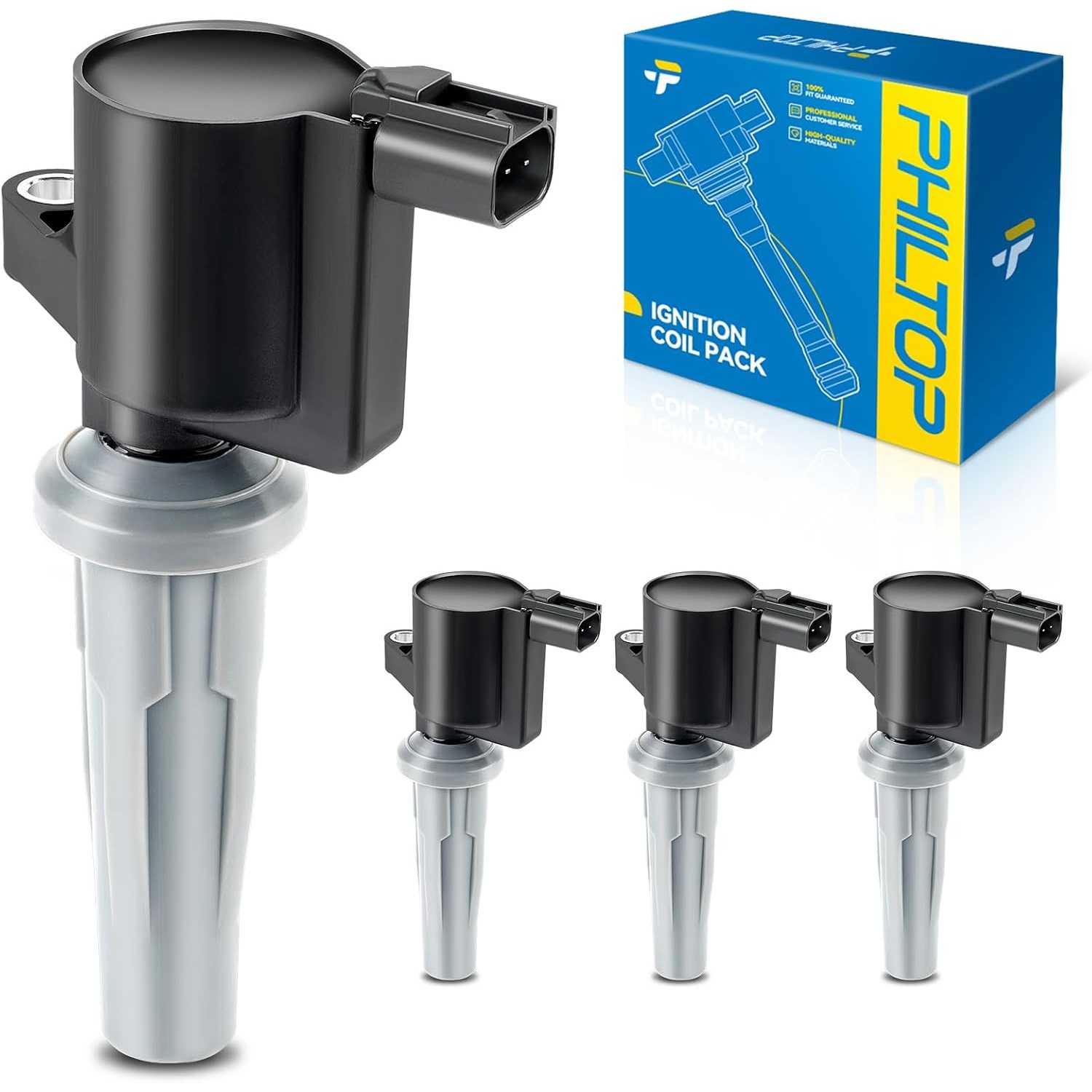 UF621 Ignition coils Fits for Ford 2010-2020 Fusion 2.5L/2.0L/2.0T, 2009-2019 Escape 2.5L