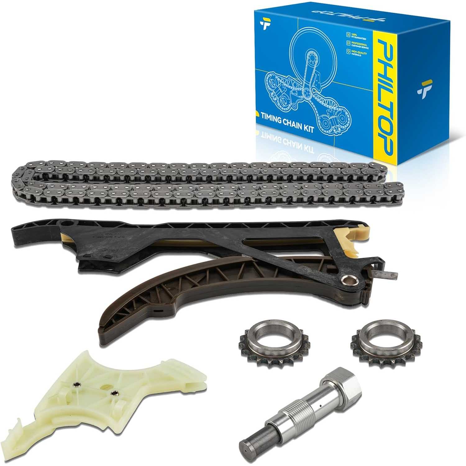 Engine Timing Chain Kit Compatible with BMW X5 2011-2017 and BMW 3 Series 2009-2015, Compatible with(See Discription)