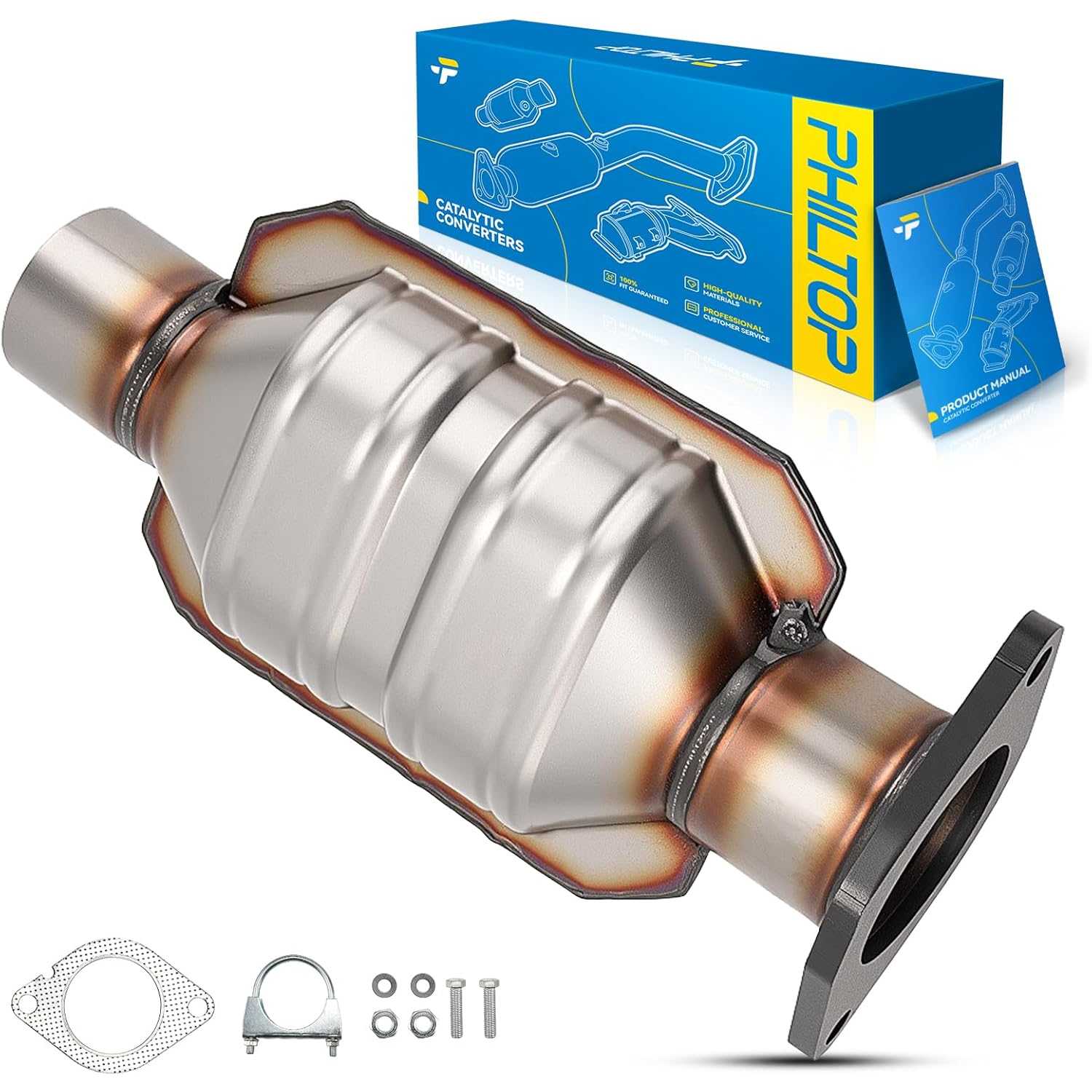 2008-2010 Pontiac G6 2.4L/3.5L | Front Catalytic Converter | OE#25923030/16570 - PHILTOP