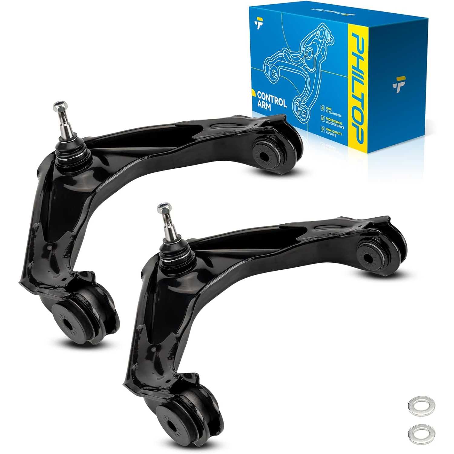Front Suspension Kit Upper Control Arm w/Ball Joint Compatible with Silverado Sierra 2500 3500 HD Chevy Suburban GMC ...
